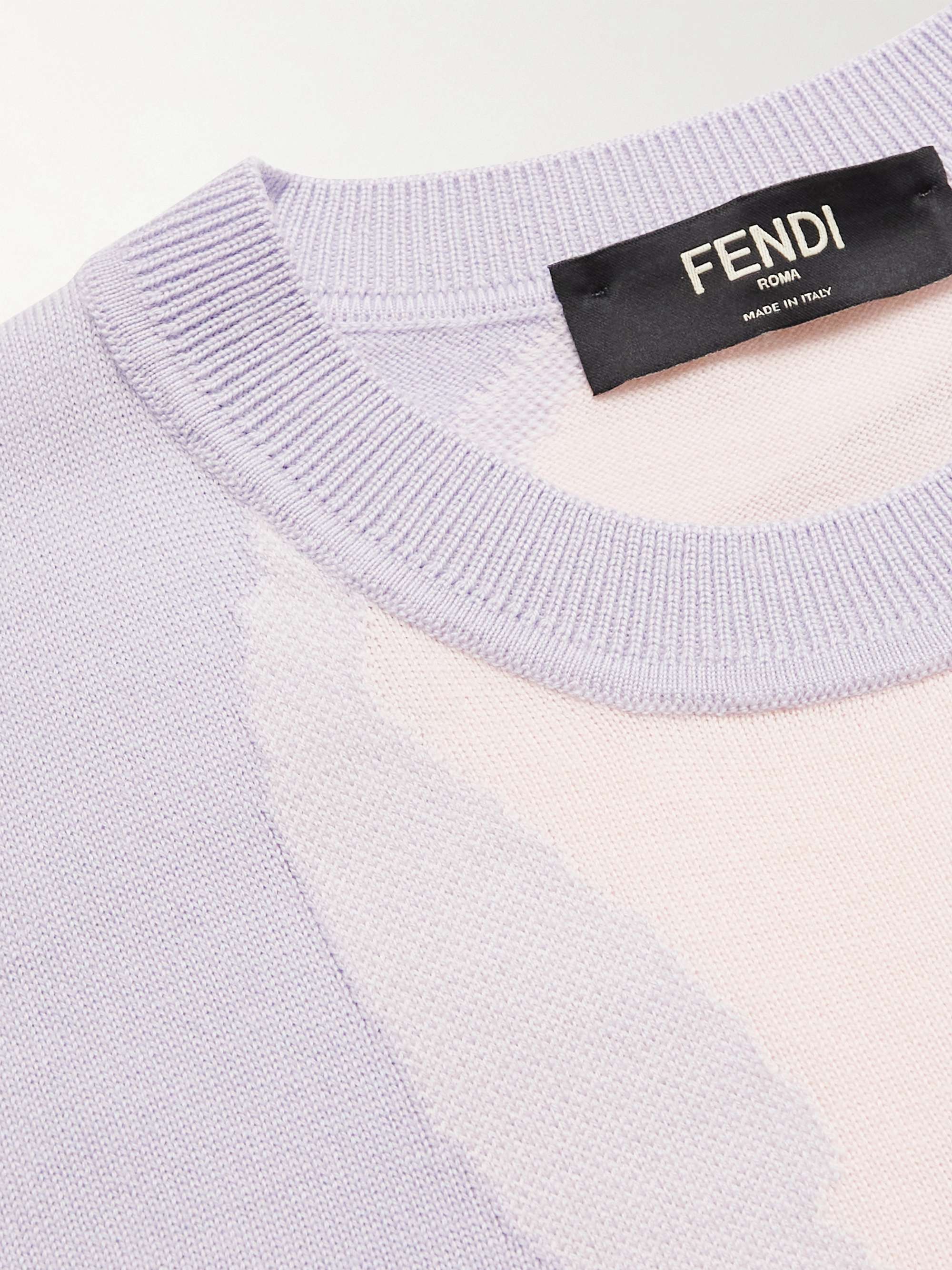 FENDI Cotton-Jacquard Sweater