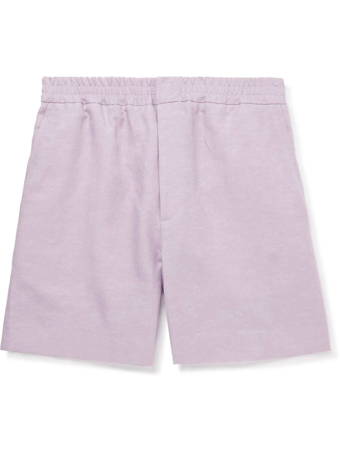 Straight-Leg Linen, Lyocell and Cotton-Blend Bermuda Shorts
