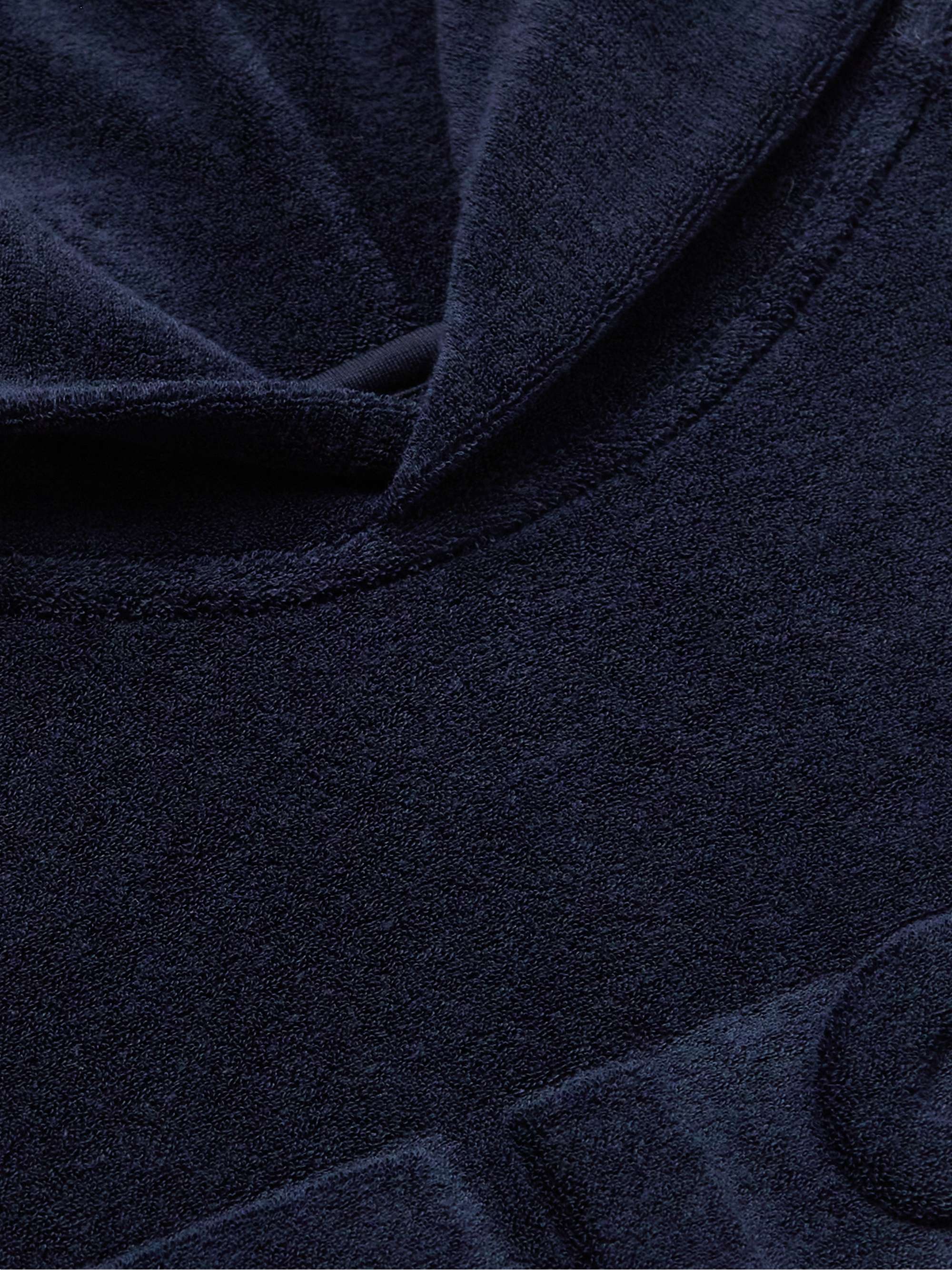 FENDI Logo-Embossed Cotton-Blend Velvet Hoodie