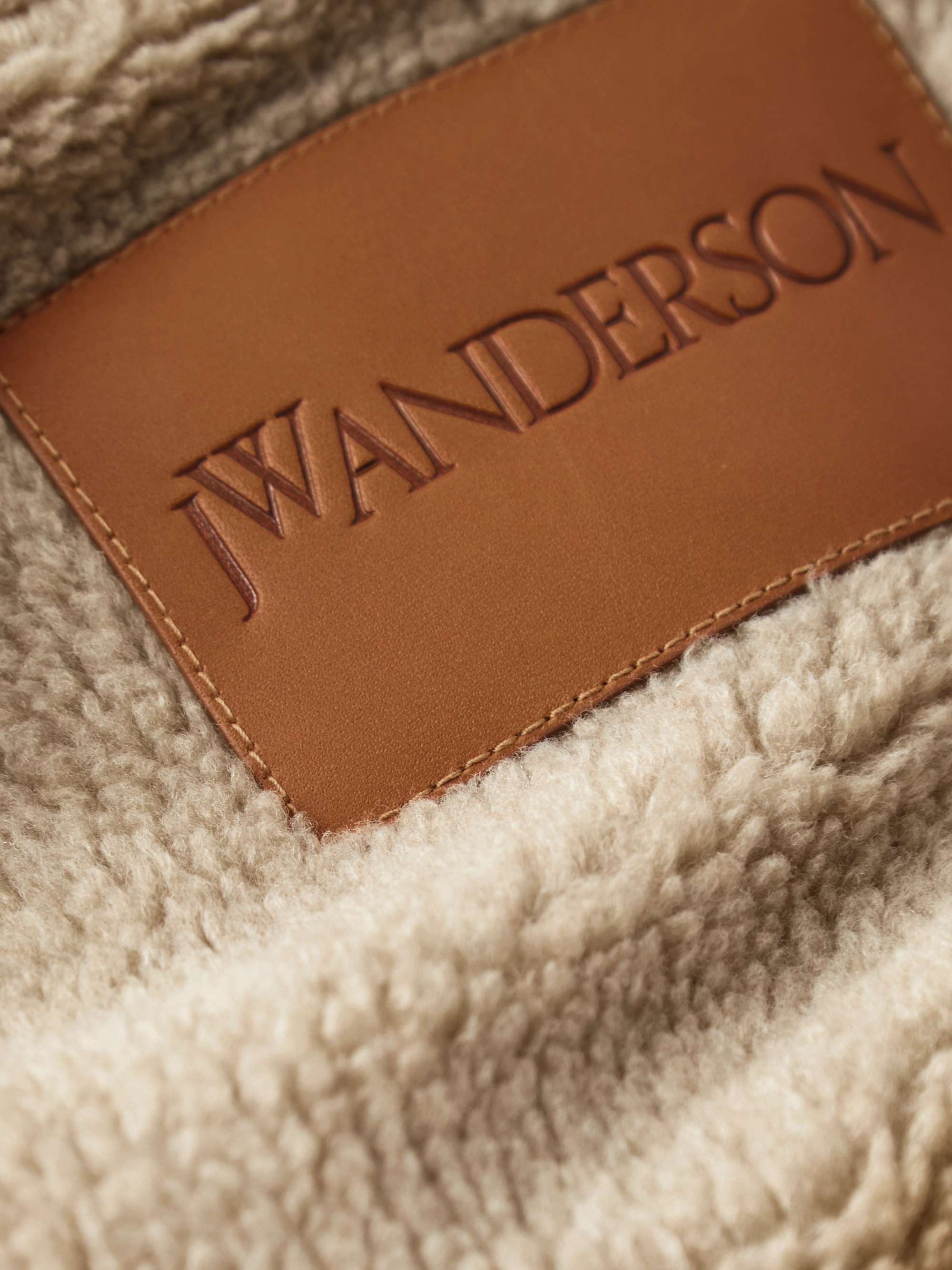 JW ANDERSON Fleece-Jacquard Jacket
