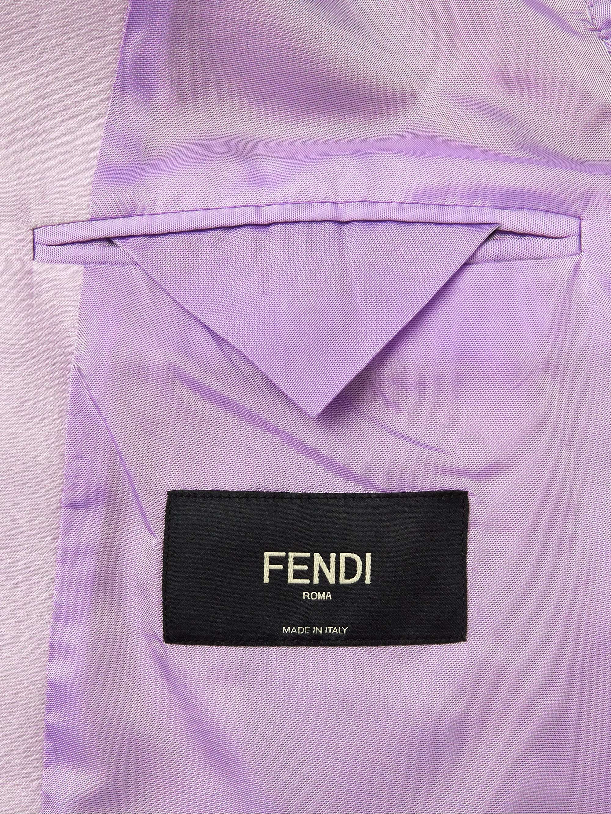 FENDI Linen, Lyocell and Cotton-Blend Blazer