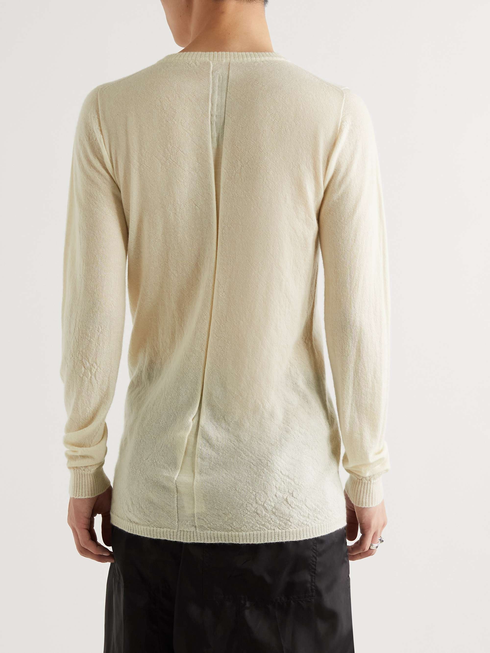 RICK OWENS Slim-Fit Cashmere Sweater