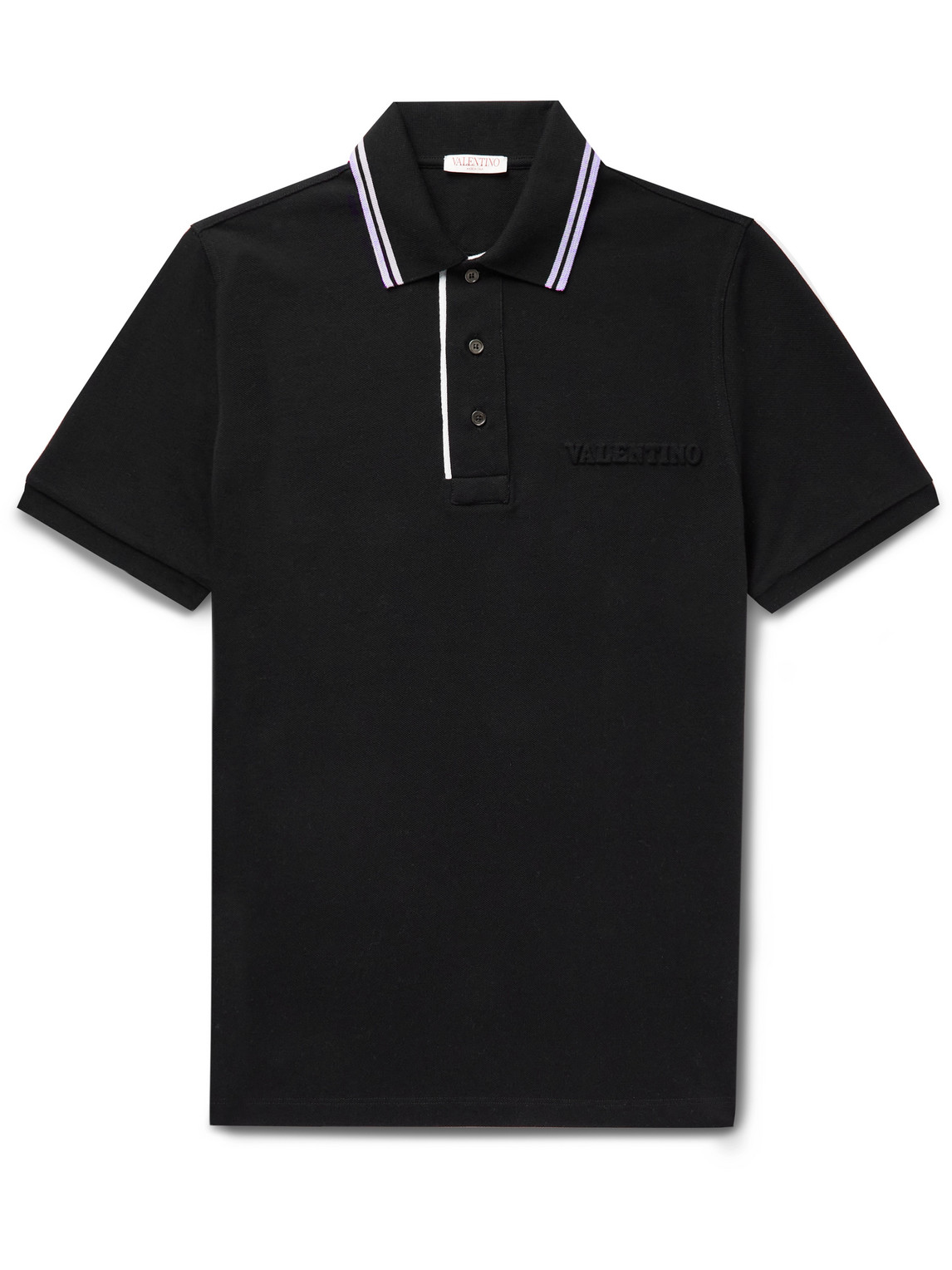 Logo-Embossed Cotton-Piqué Polo Shirt