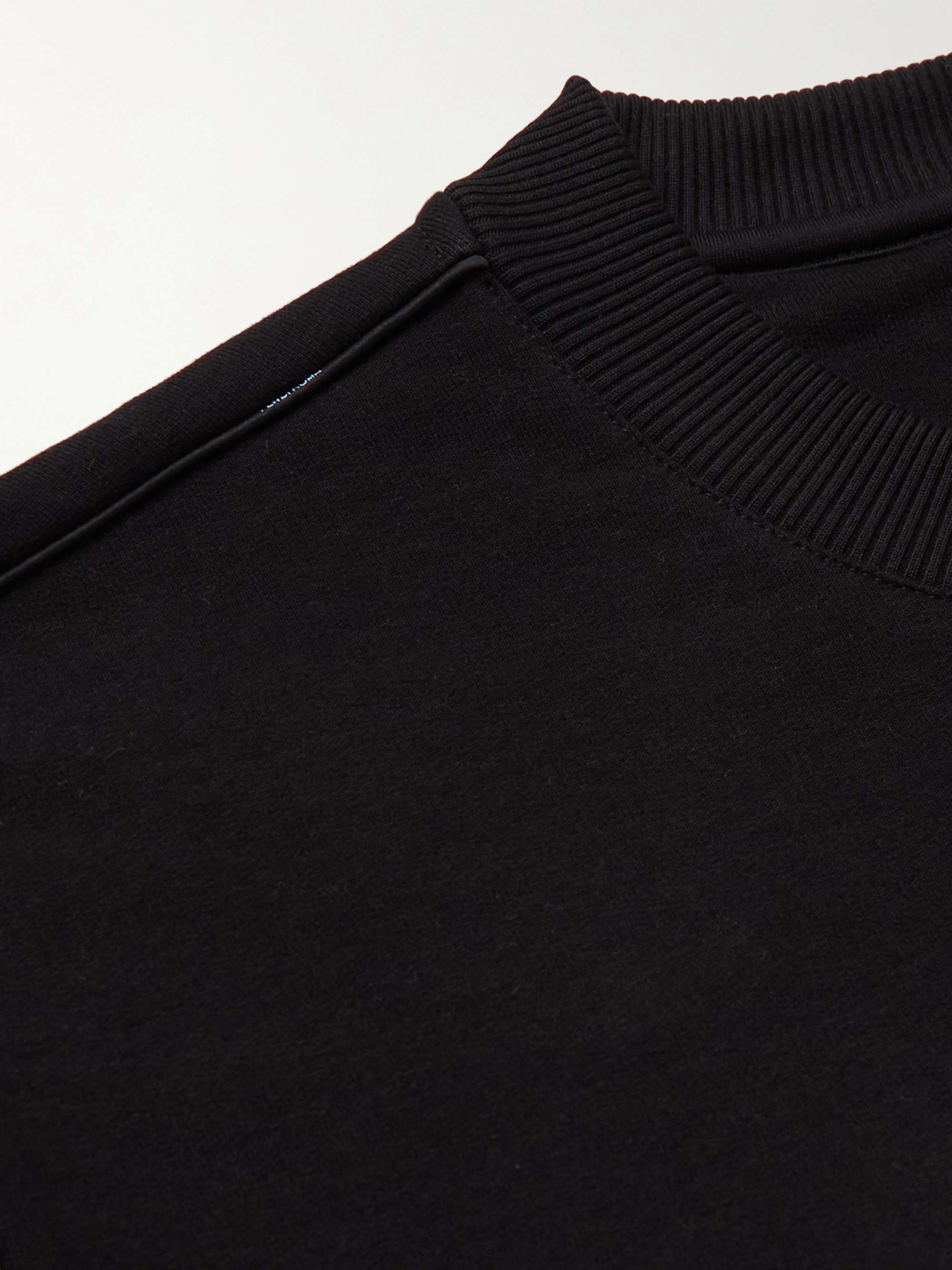 FENDI Logo-Debossed Colour-Block Cotton-Jersey T-Shirt