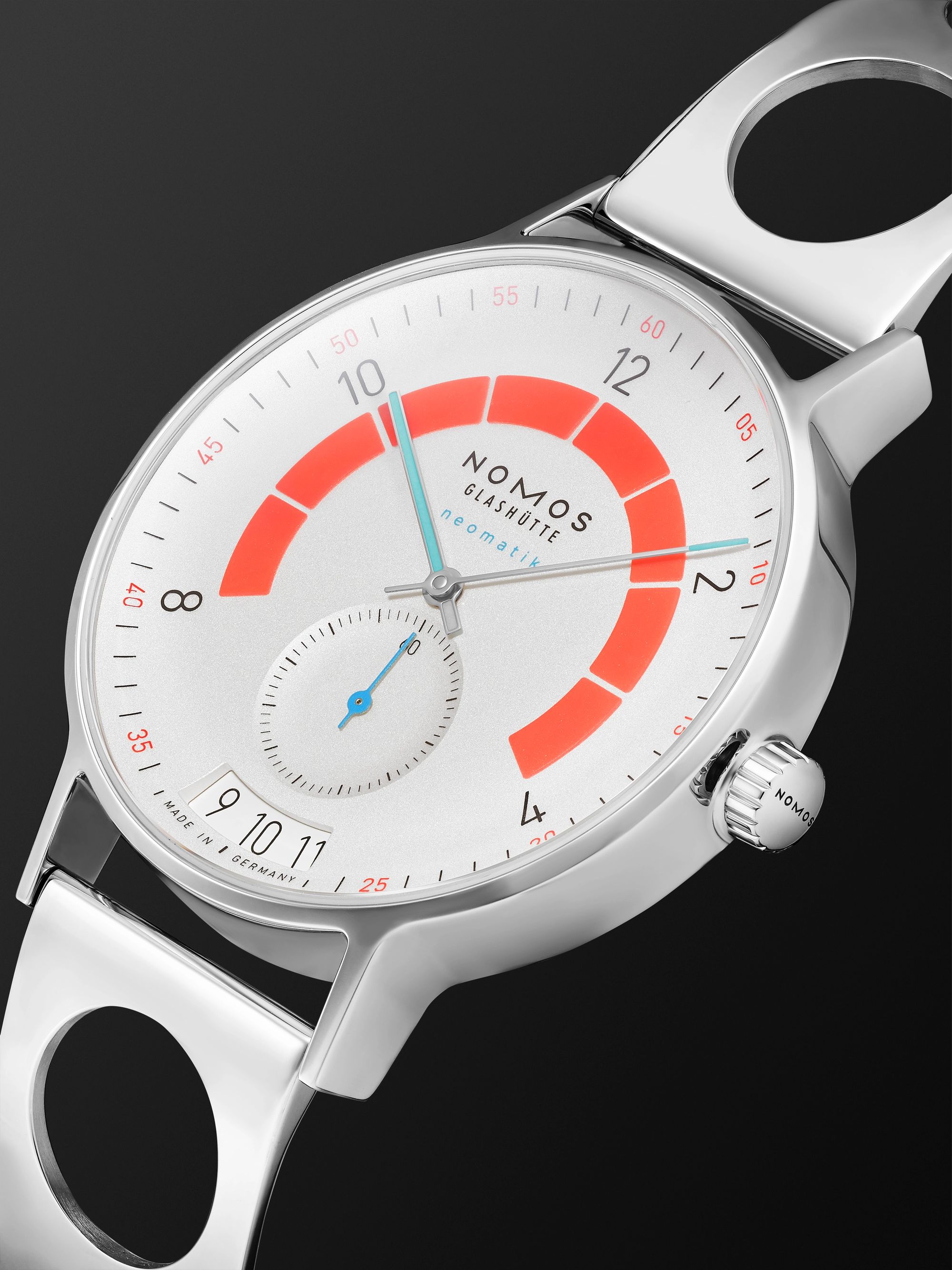 NOMOS GLASHÜTTE Autobahn Director's Cut A3 Limited Edition Automatic 41mm Stainless Steel Watch, Ref. No. 1301.S1