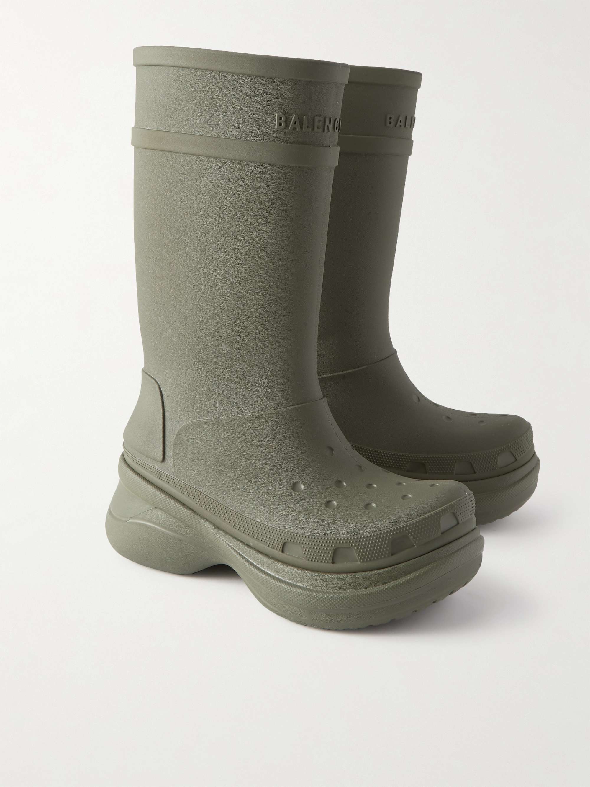 BALENCIAGA + Crocs Rubber Boots