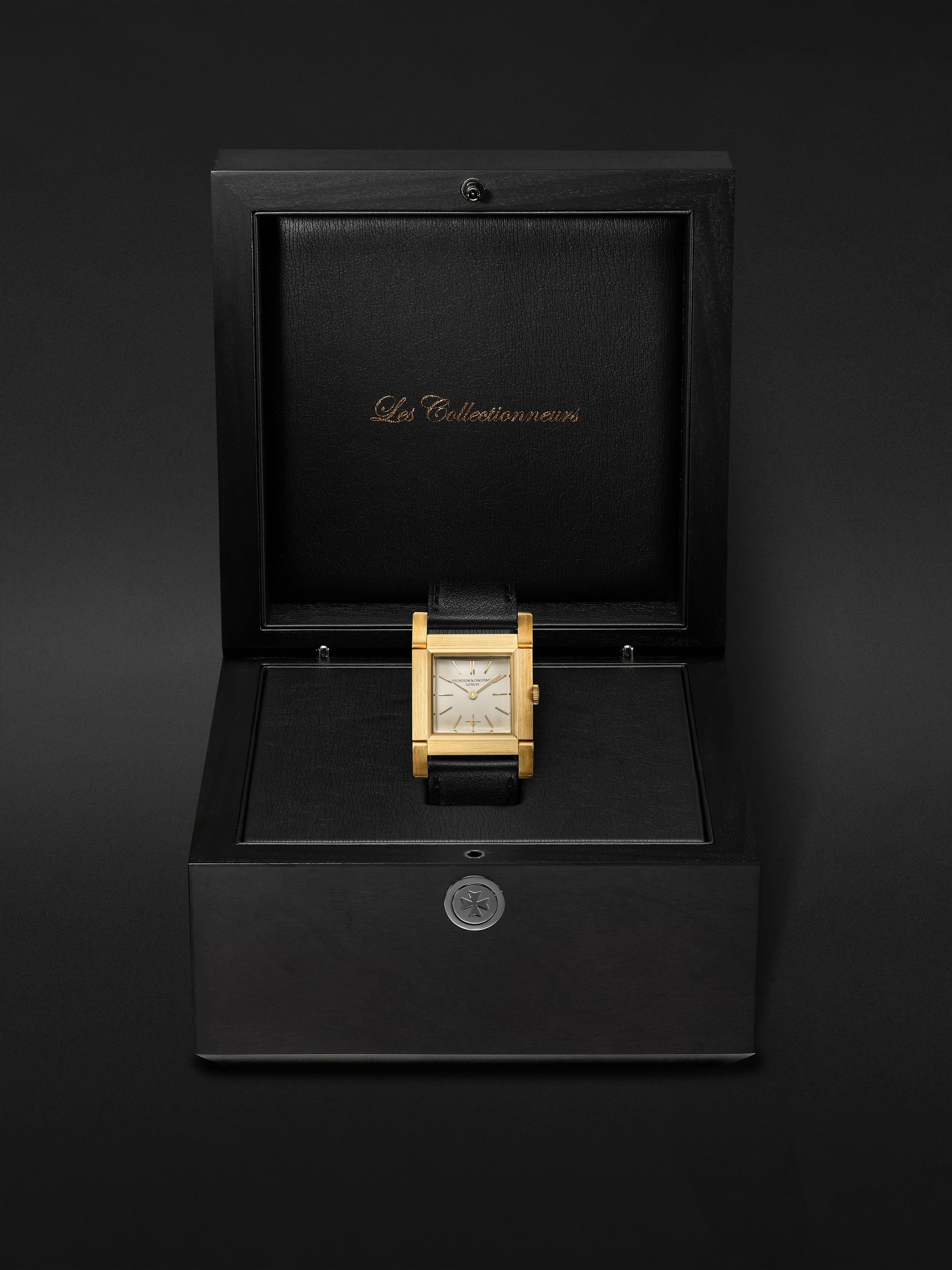 VACHERON CONSTANTIN Les Collectionneurs Vintage 1953 Hand-Wound 27mm 18-Karat Gold and Leather Watch, Ref. No. VMX11J1089