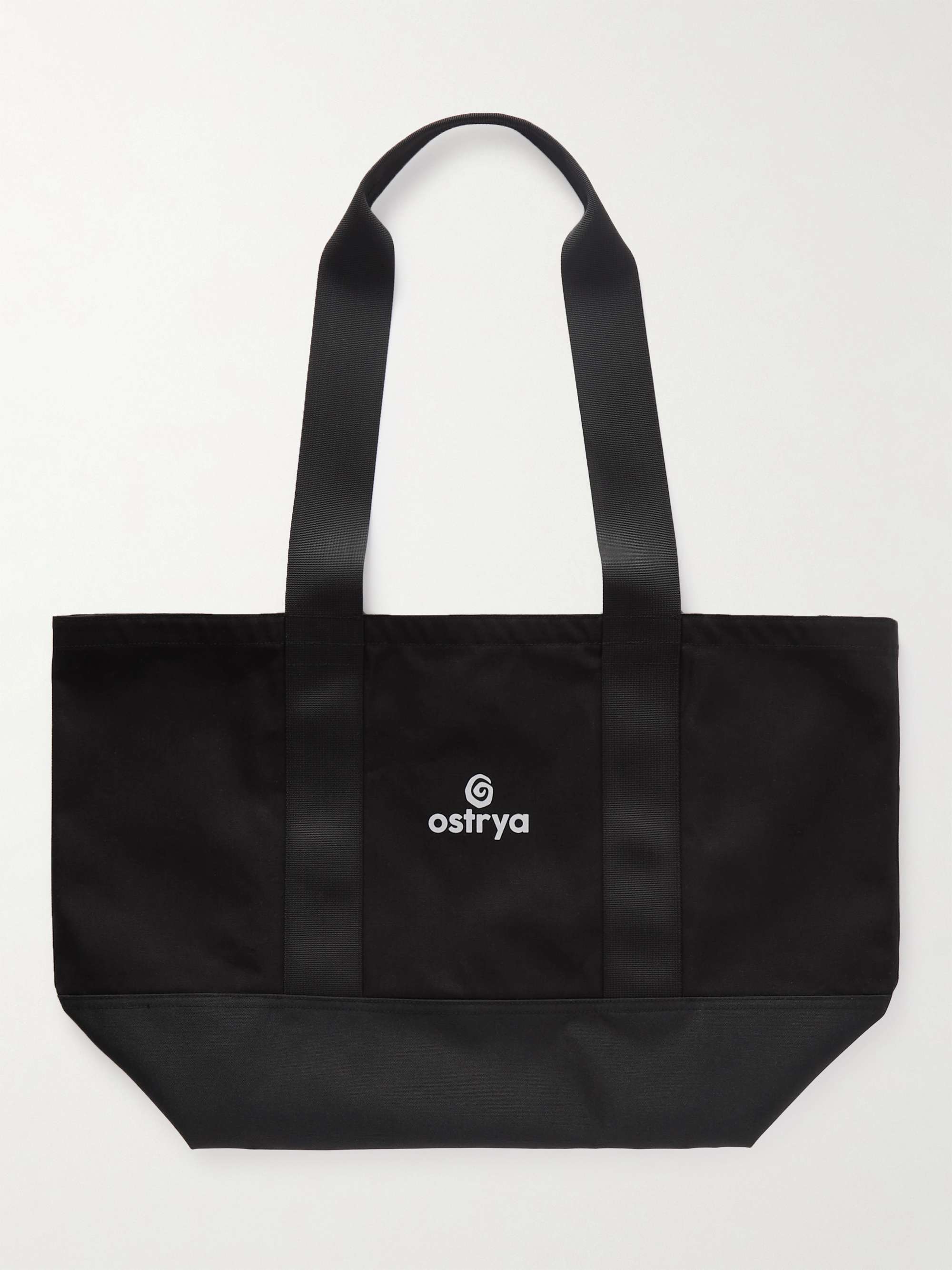 OSTRYA Crag Logo-Print Canvas Tote Bag