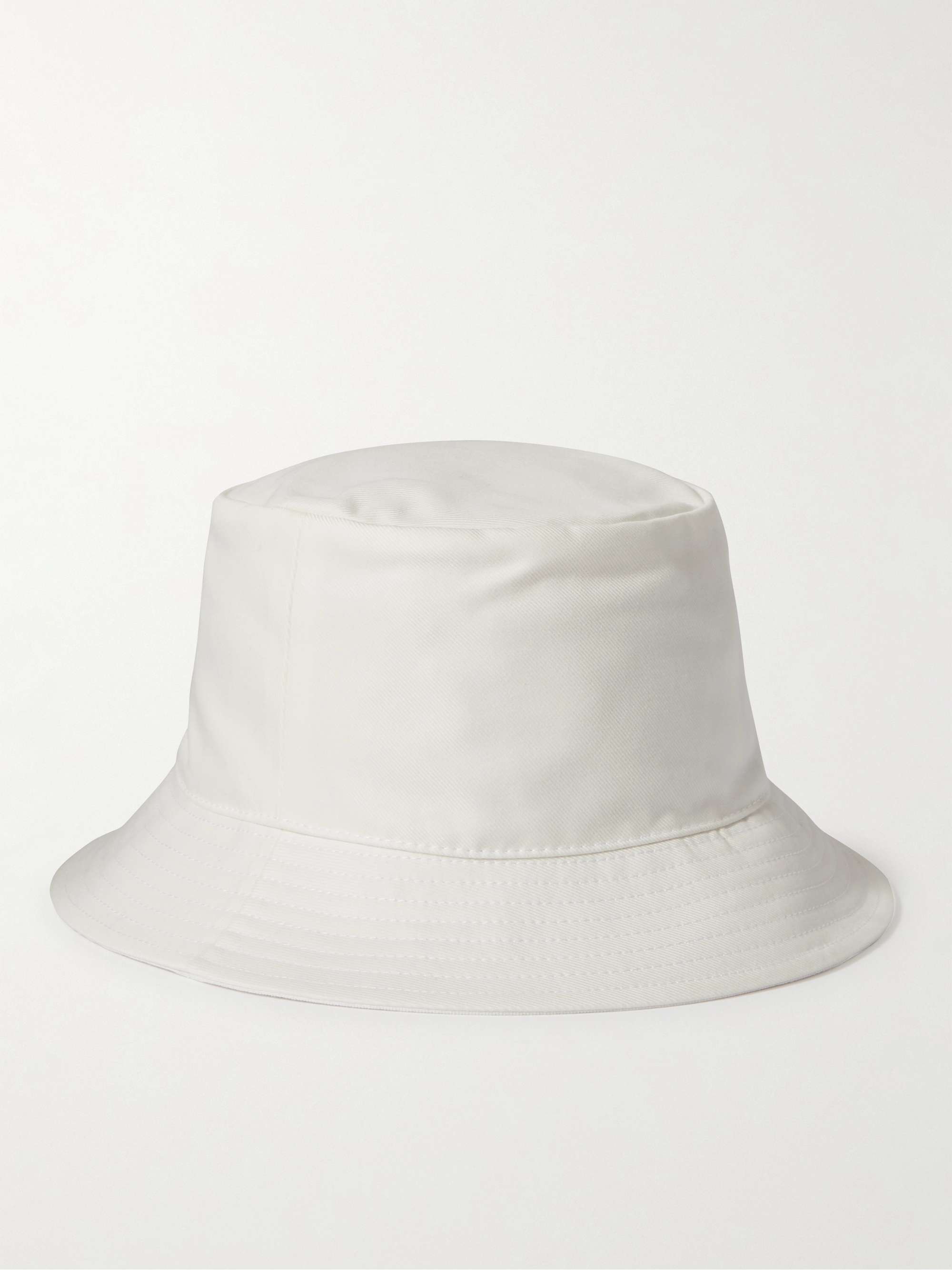 CELINE HOMME Logo-Print Cotton-Gabardine Bucket Hat
