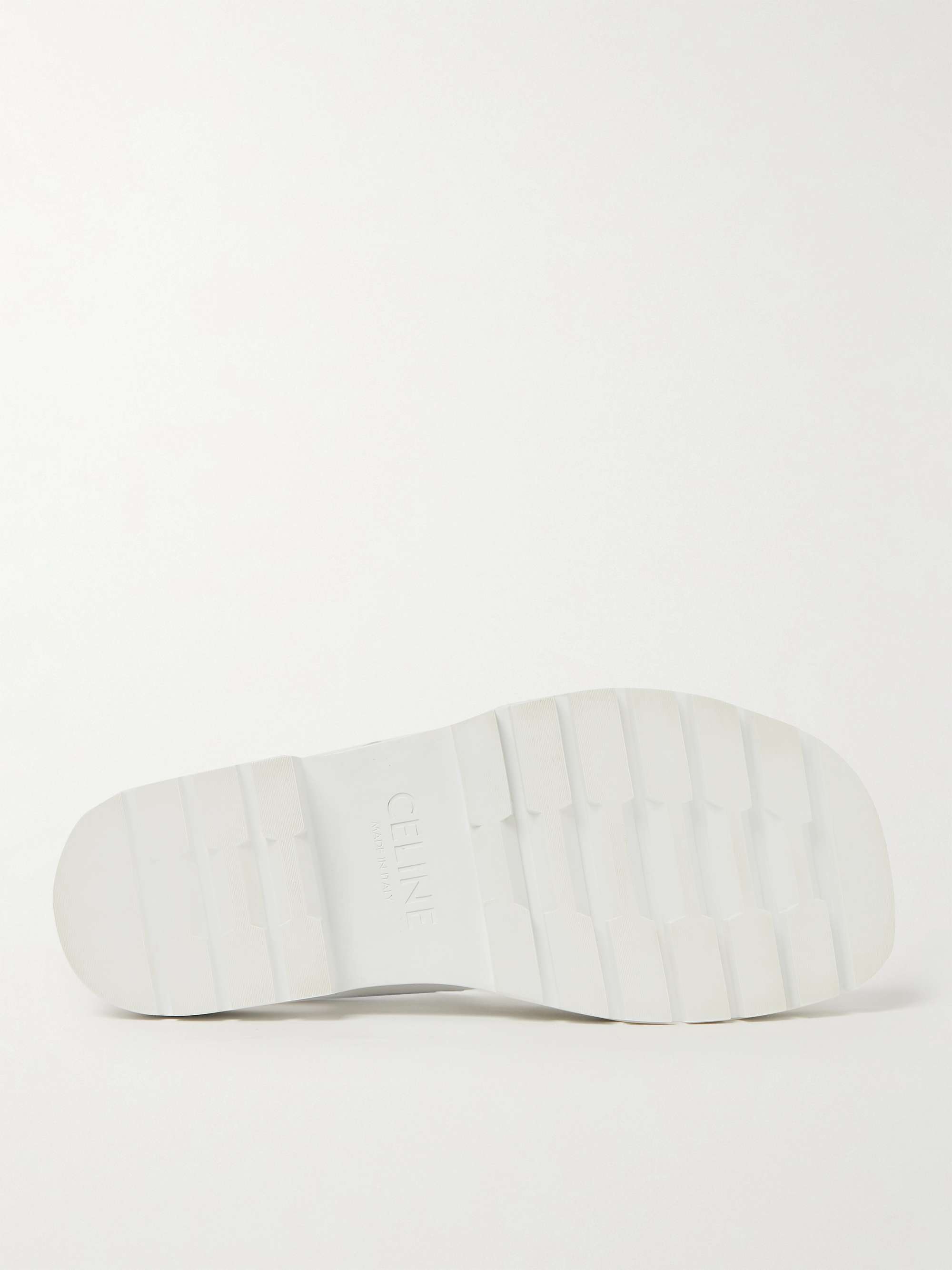 CELINE HOMME Logo-Print Leather Sandals