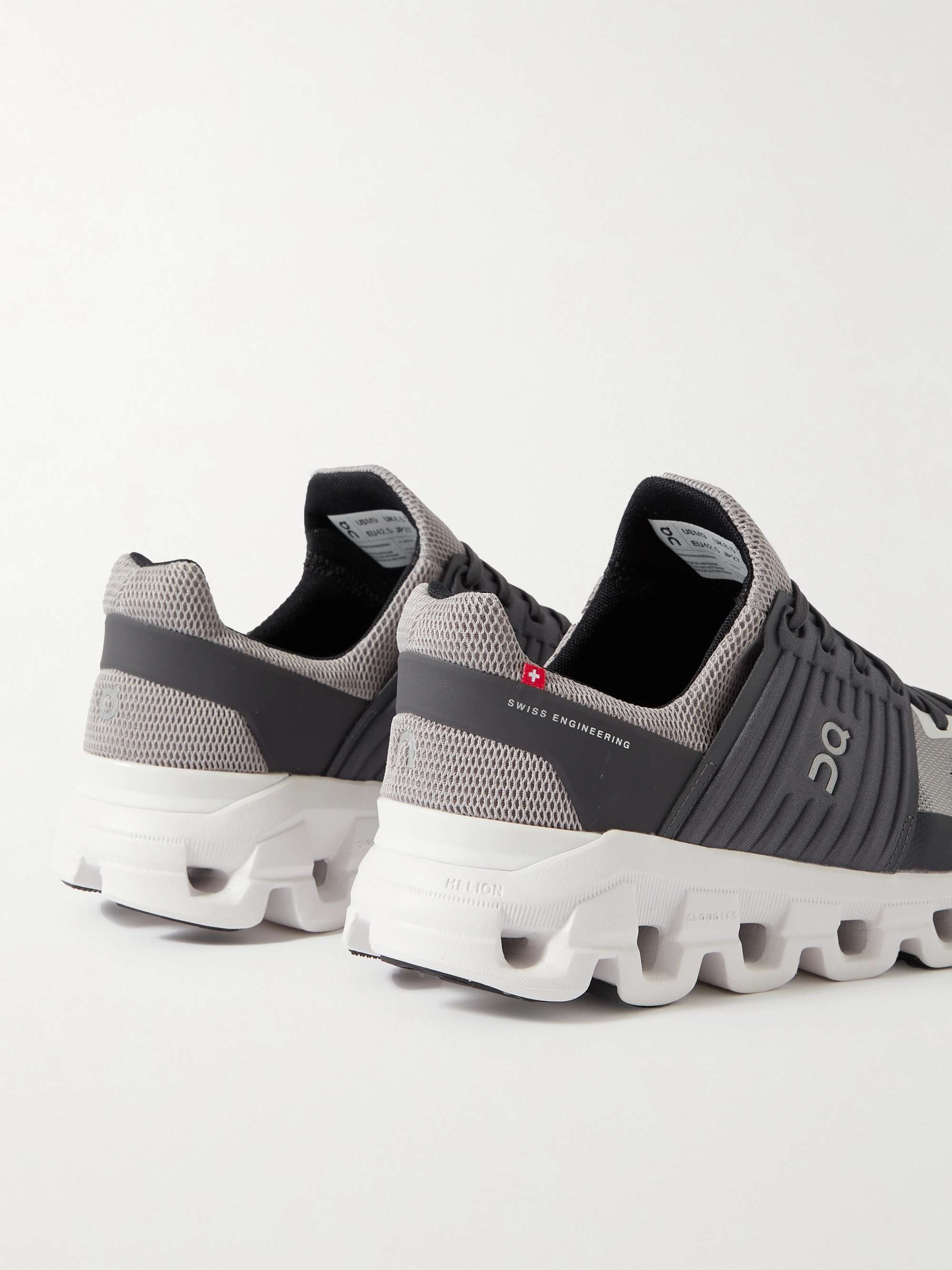 ON Cloudswift Rubber-Trimmed Recycled Mesh Running Sneakers