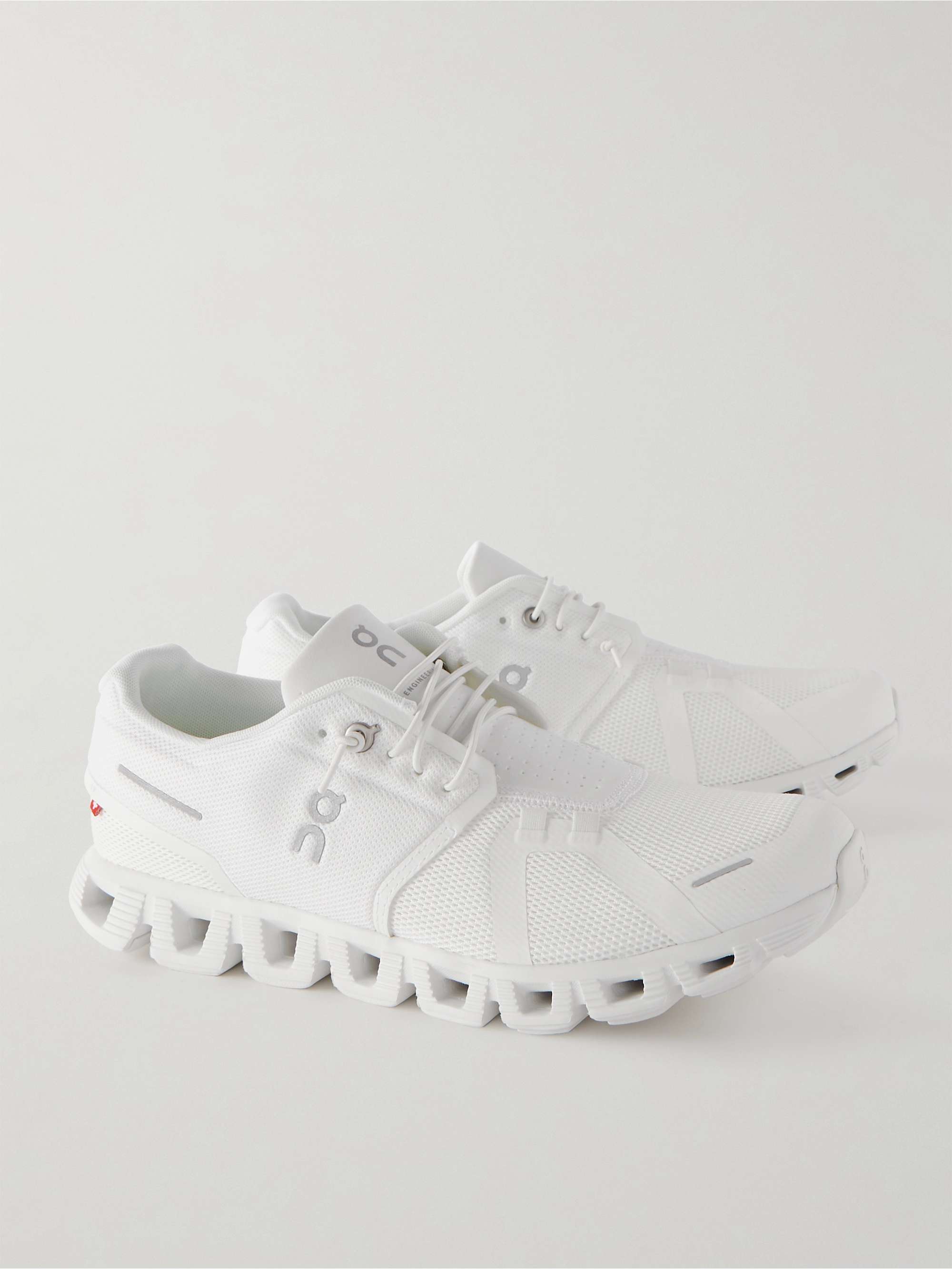 ON Cloud 5 Rubber-Trimmed Recycled Mesh Running Sneakers