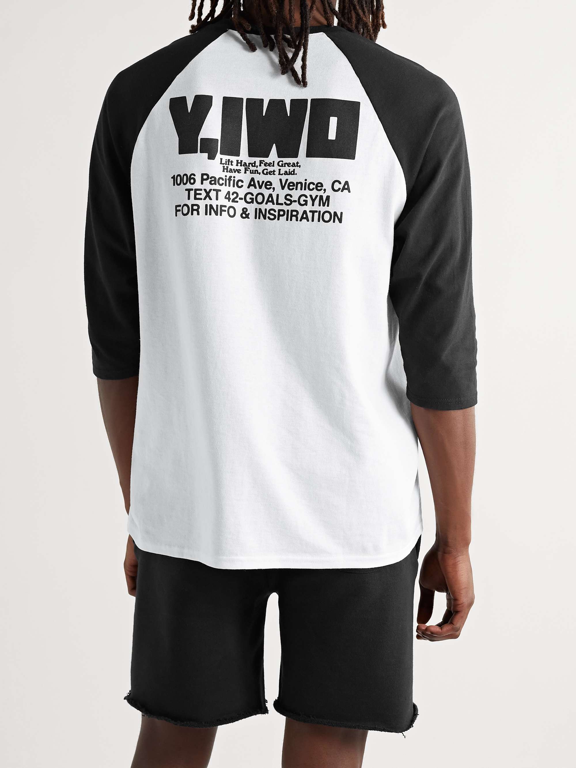 Y,IWO Logo-Print Cotton-Jersey T-Shirt
