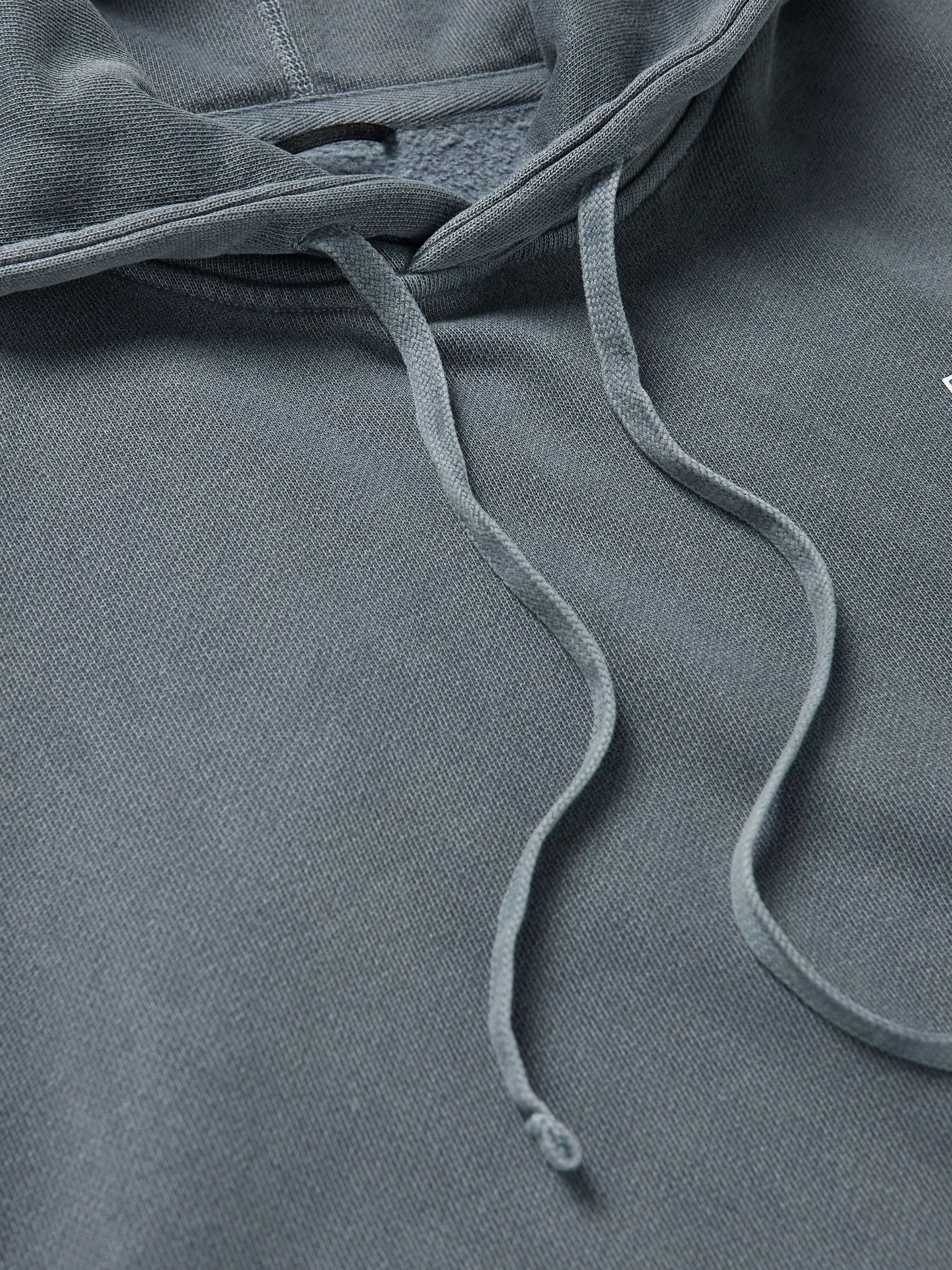 REIGNING CHAMP + Ryan Willms Garment-Dyed Printed Cotton-Blend Jersey Hoodie