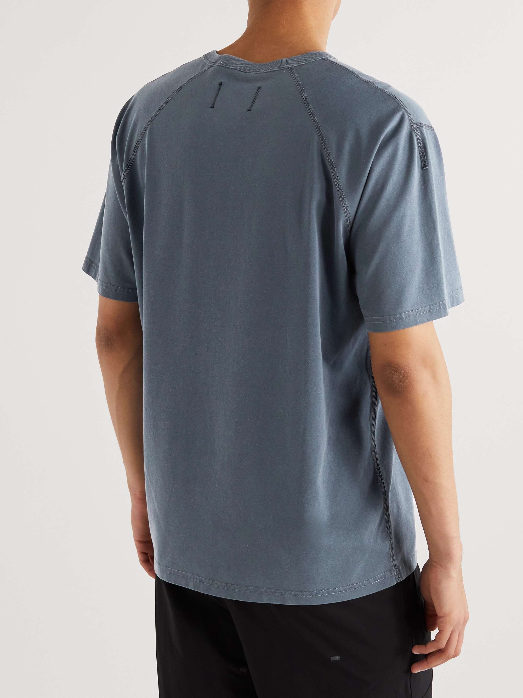 REIGNING CHAMP + Ryan Willms Garment-Dyed Printed Cotton-Blend Jersey T-Shirt