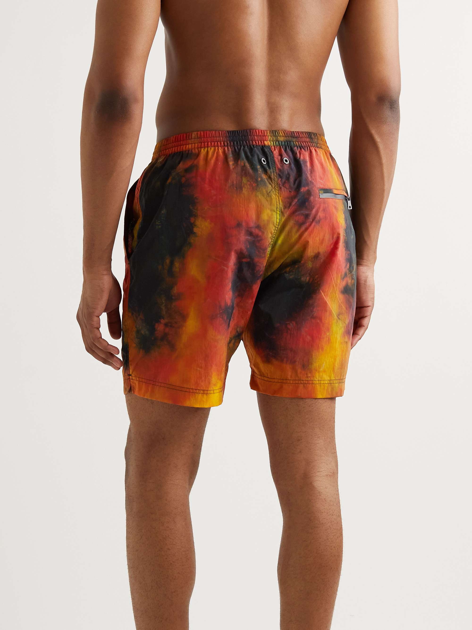 TRUE TRIBE Neat Steve Mid-Length Tie-Dyed ECONYL Swim Shorts