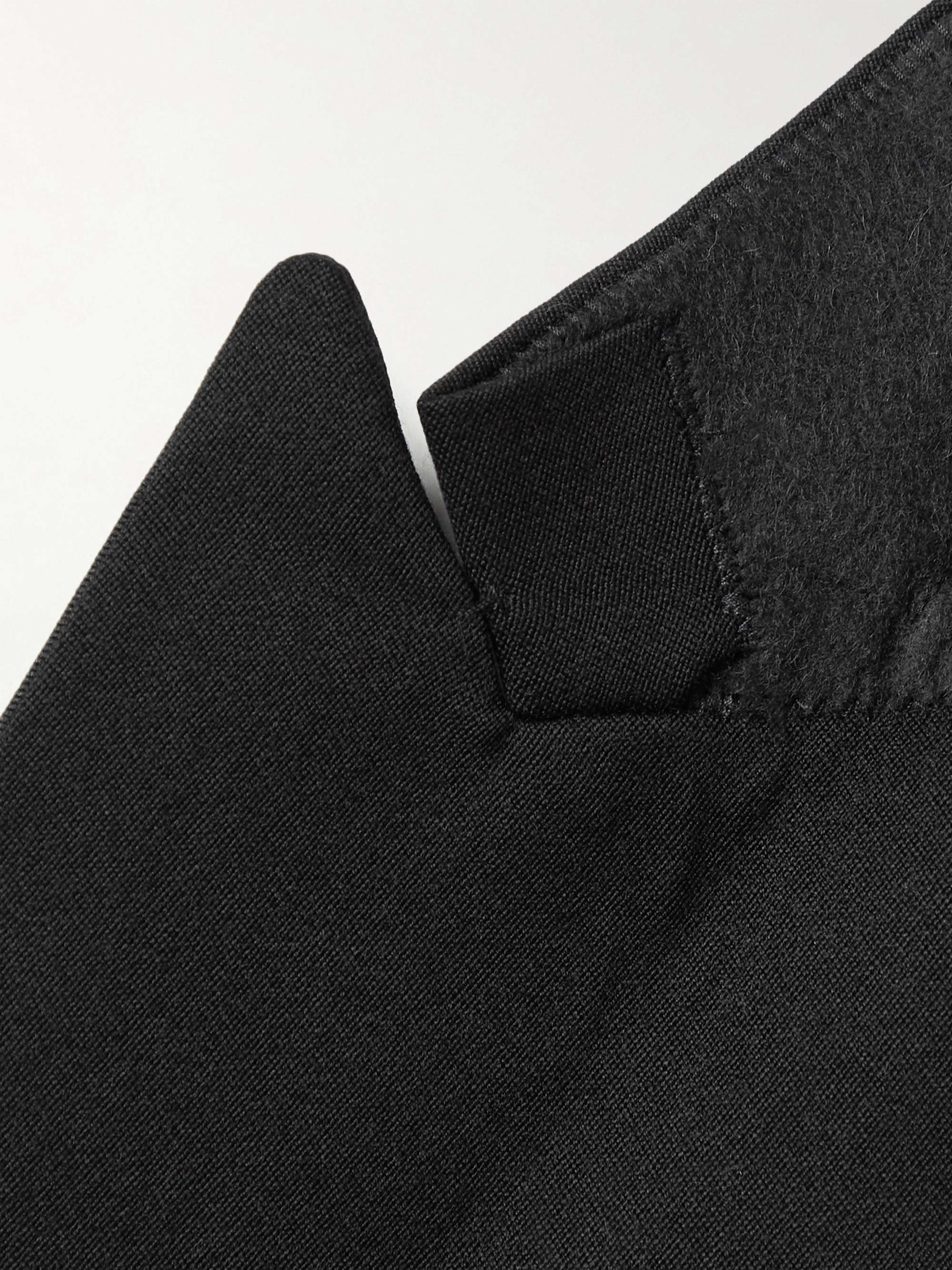 FAVOURBROOK Hampton Slim-Fit Grosgrain-Trimmed Wool Tuxedo Jacket