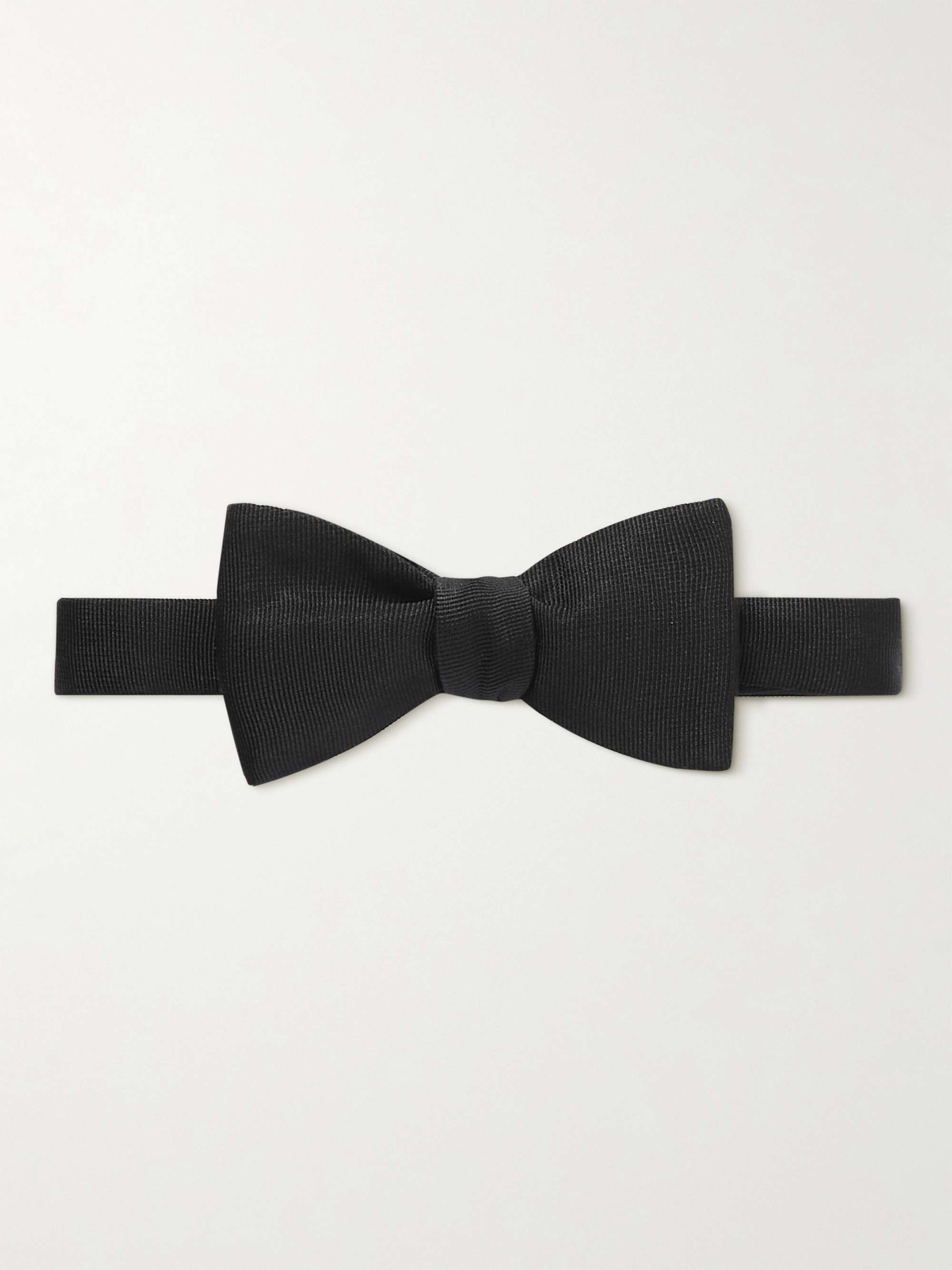 FAVOURBROOK Pre-Tied Silk-Faille Bow Tie