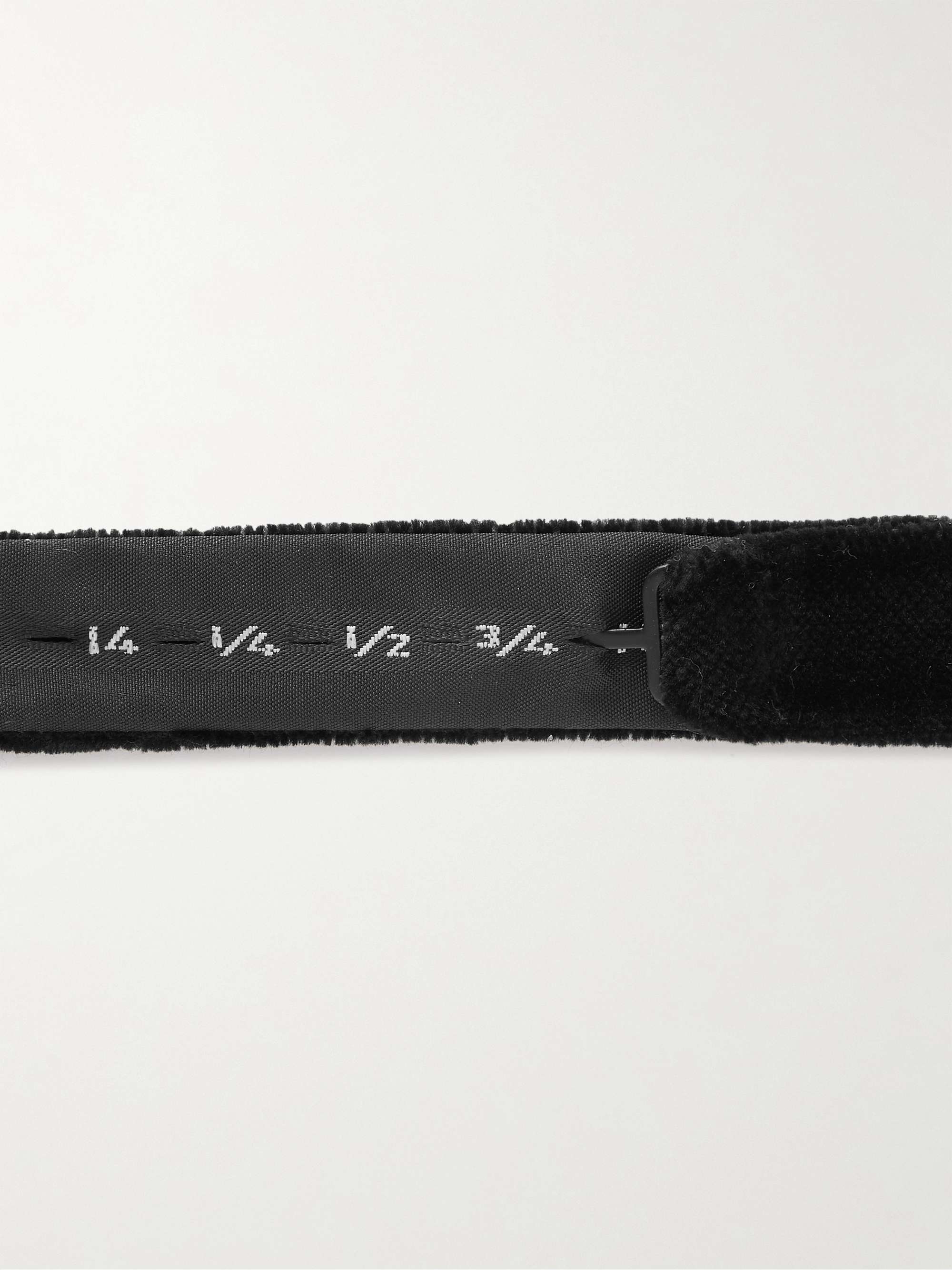 FAVOURBROOK Pre-Tied Cotton-Velvet Bow Tie