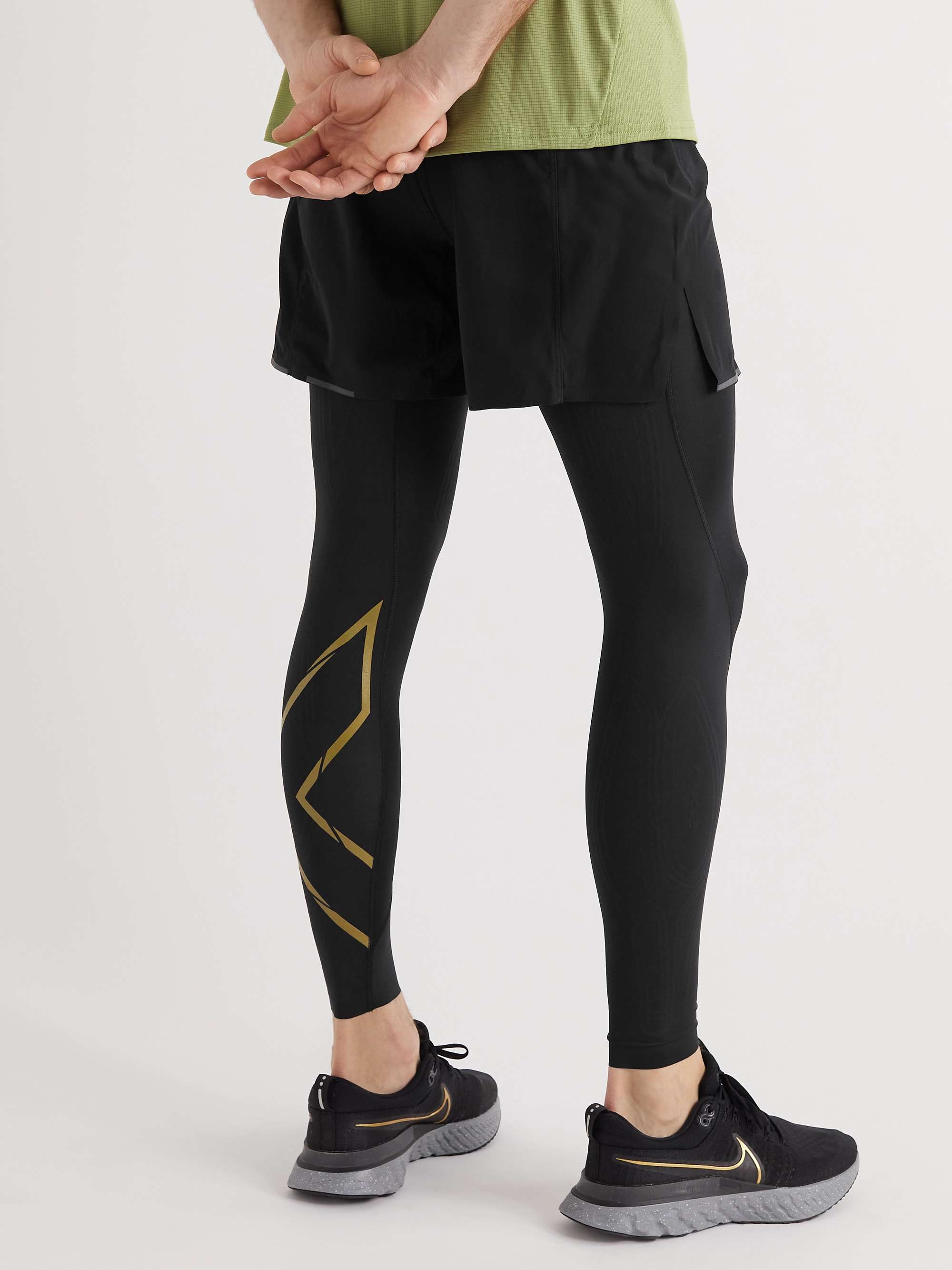 2XU Light Speed Straight-Leg Stretch-Jersey Shorts