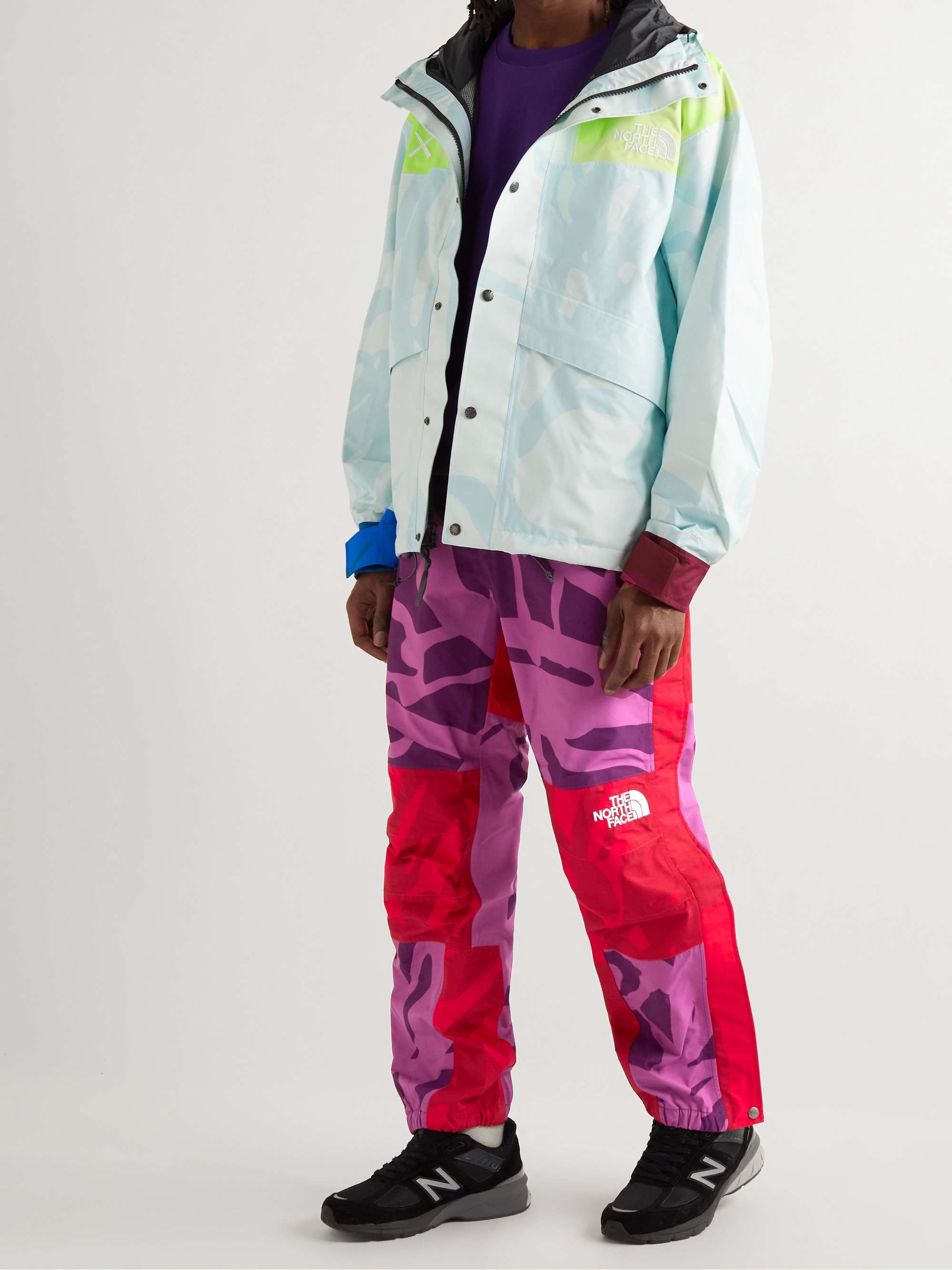 THE NORTH FACE + XX KAWS Mountain Light Tapered Printed Ripstop Drawstring Trousers