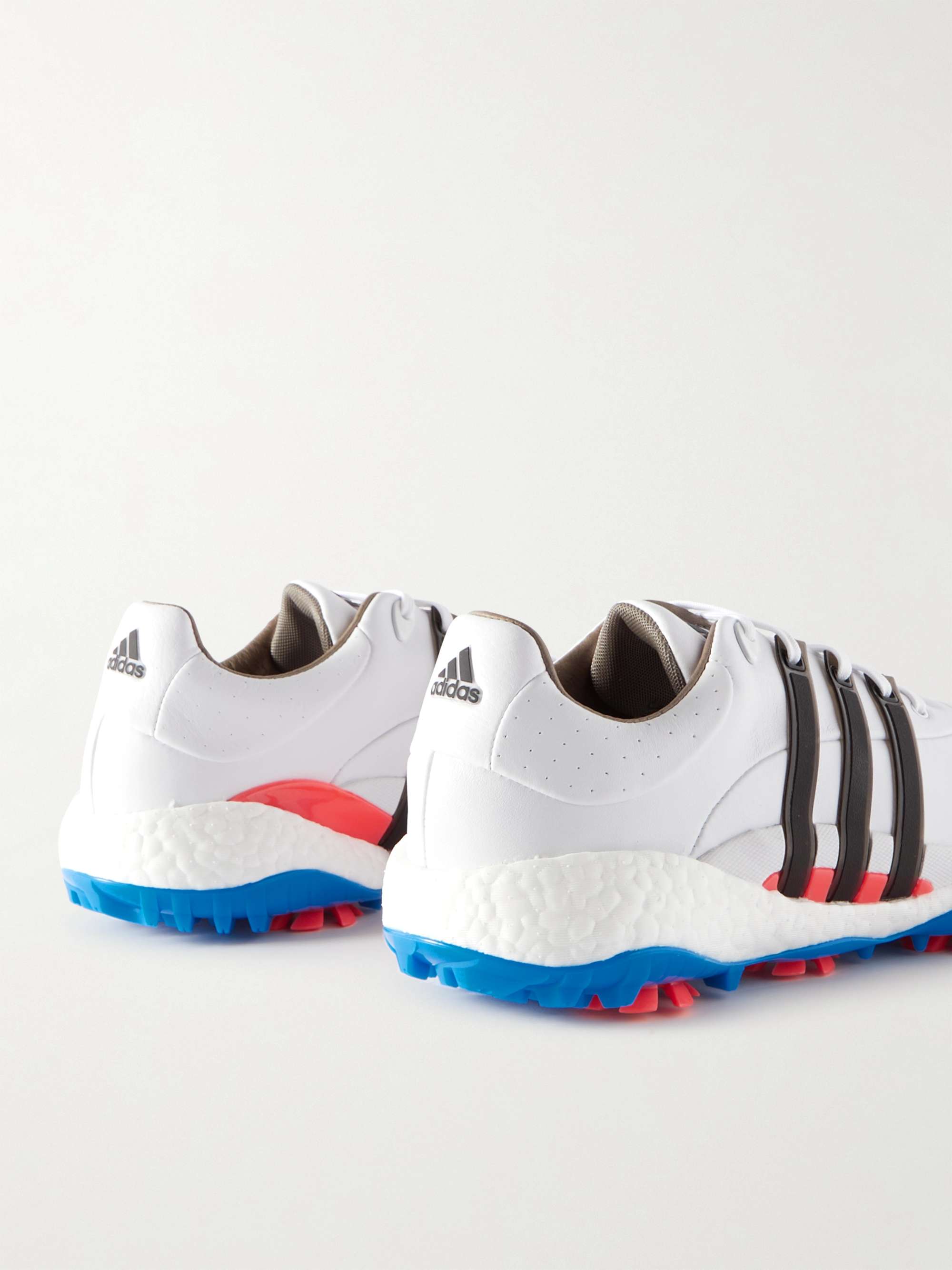 ADIDAS GOLF Tour360 Infinity Rubber-Trimmed Leather Golf Shoes