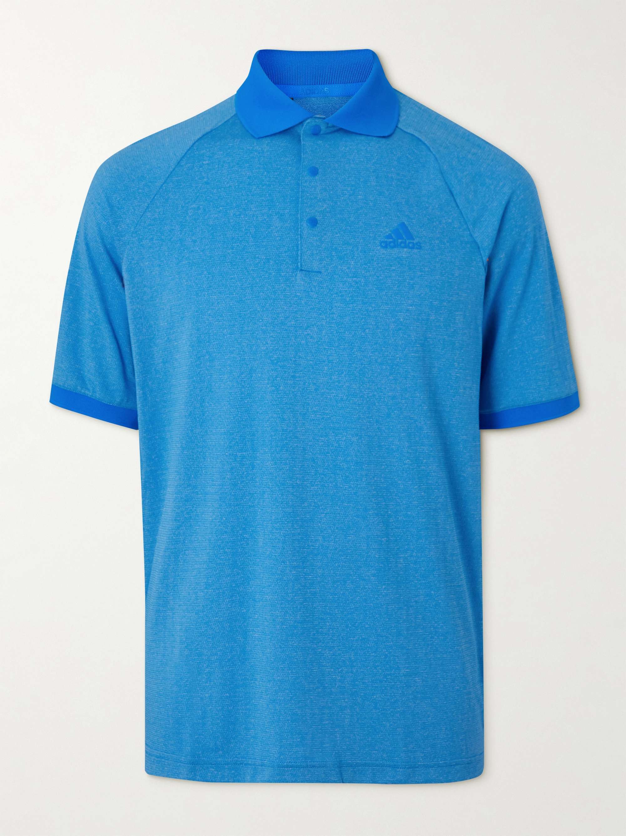 ADIDAS GOLF Logo-Print Recycled Jacquard Golf Polo Shirt
