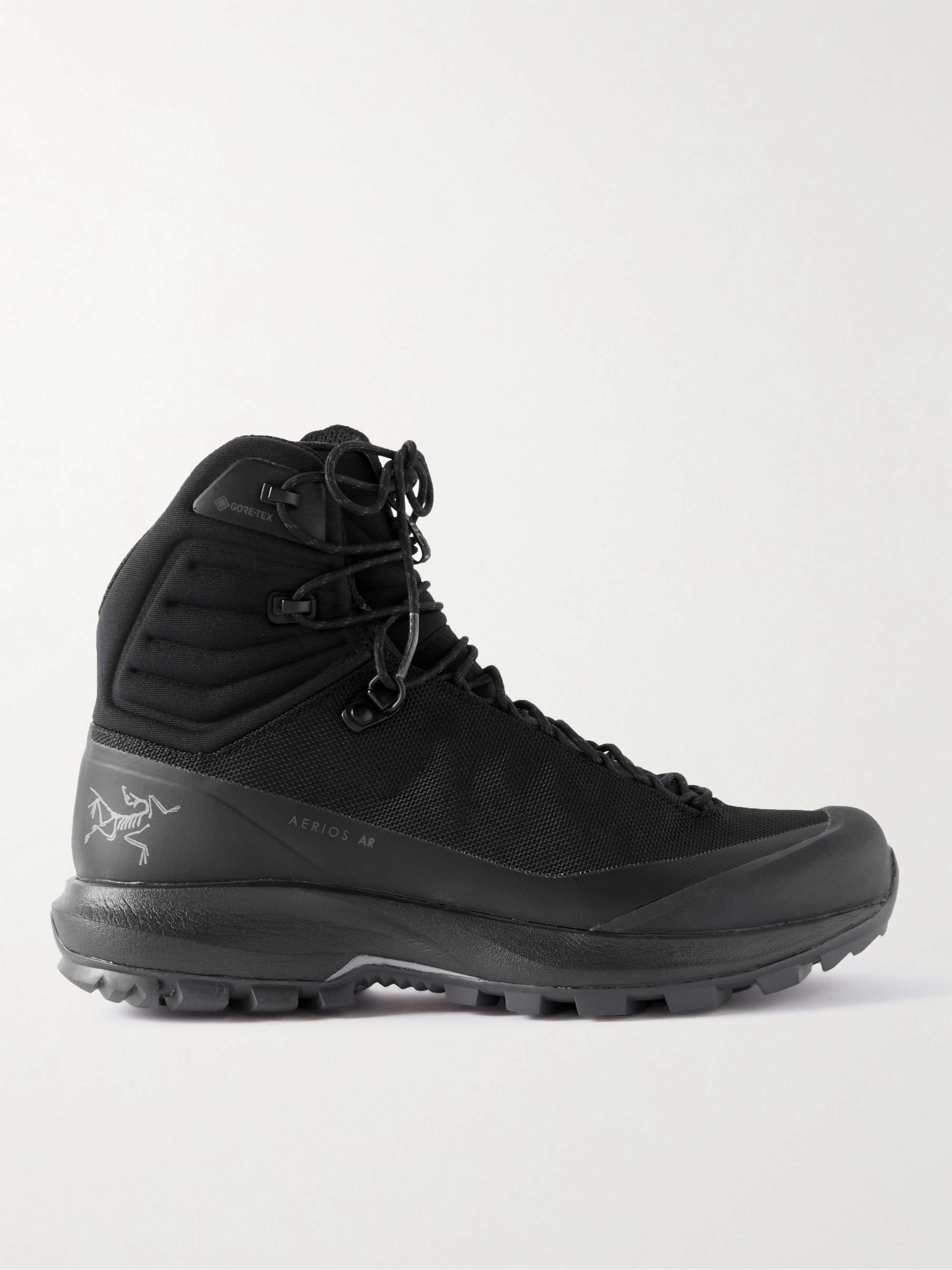 Black Aerios AR Mid GTX Rubber-Trimmed GORE-TEX Hiking Boots | ARC'TERYX |  MR PORTER