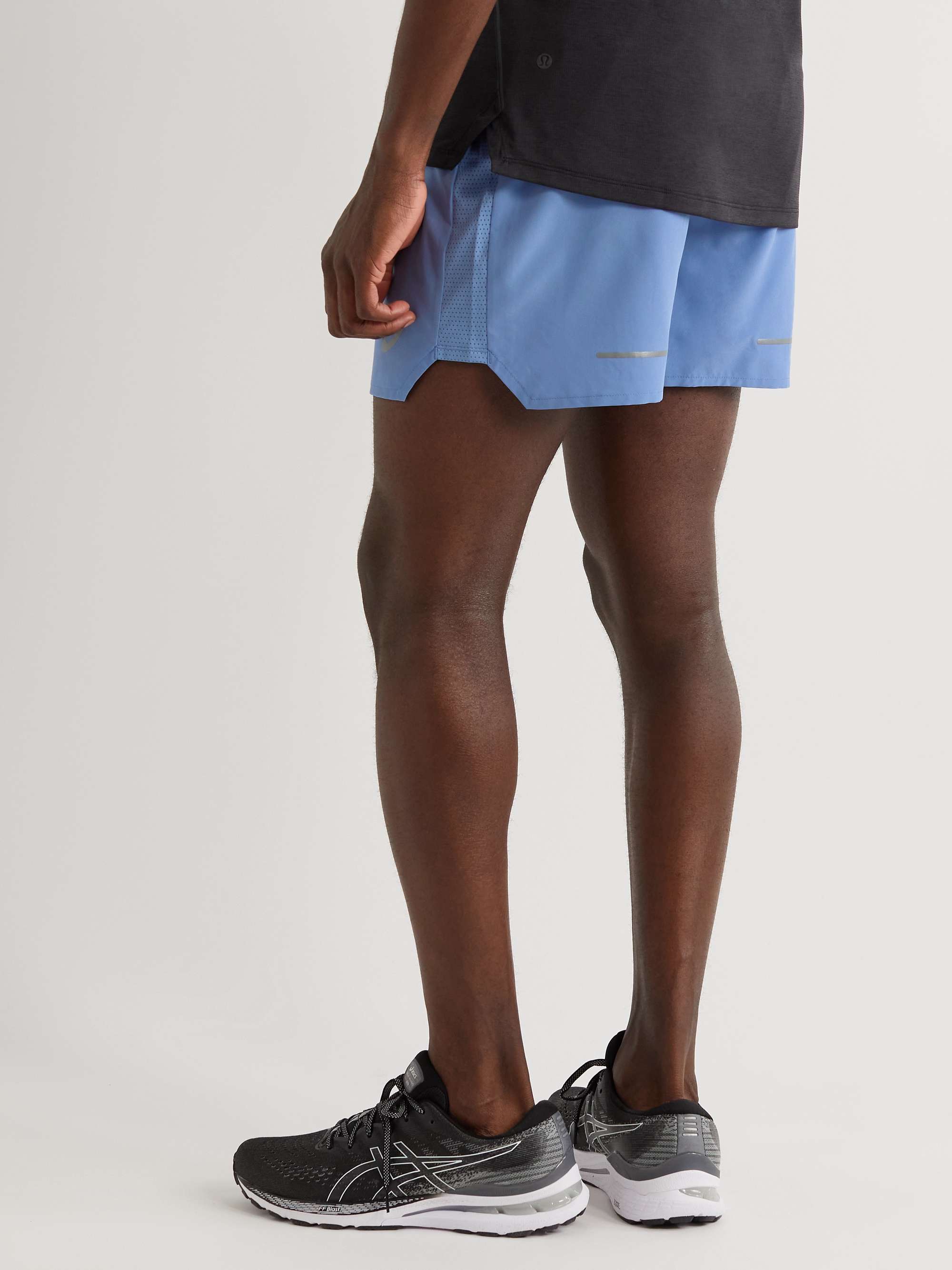 ASICS Road Straight-Leg Recycled Tech-Jersey Shorts