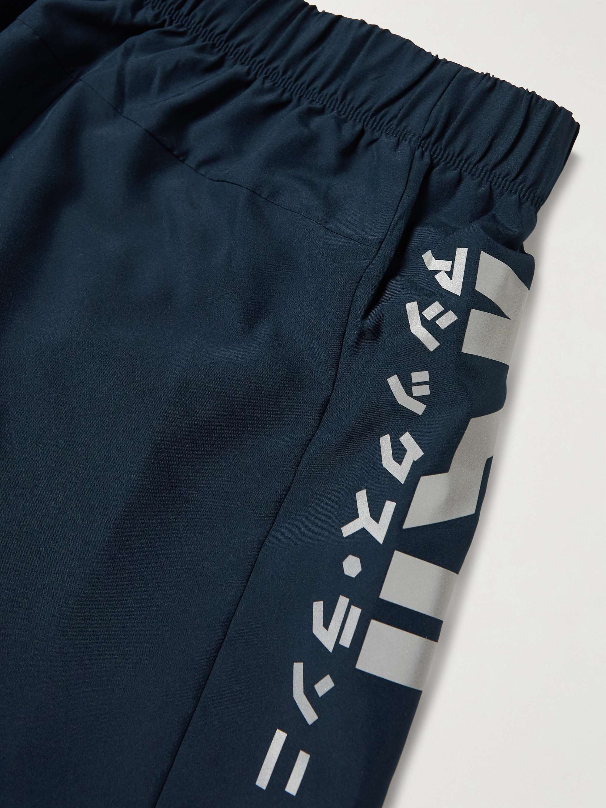 ASICS Katakana Straight-Leg Logo-Print Shell Shorts