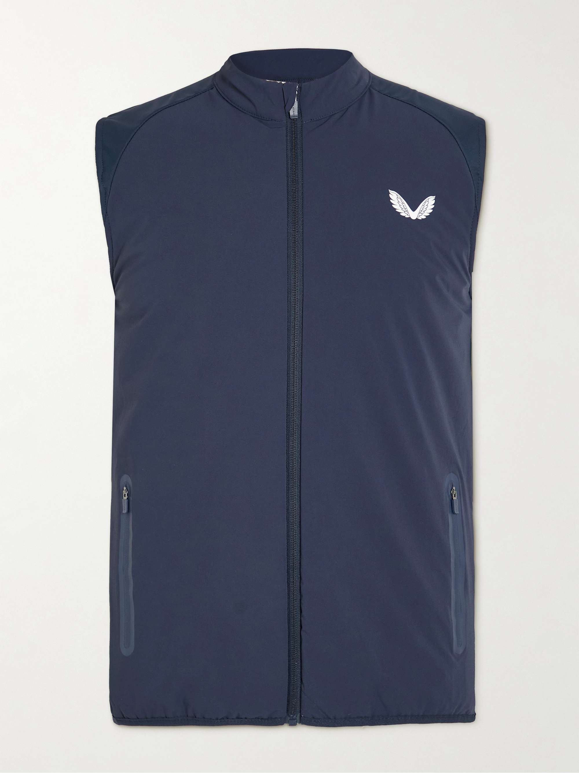 CASTORE Active Padded Shell and Stretch-Jersey Gilet