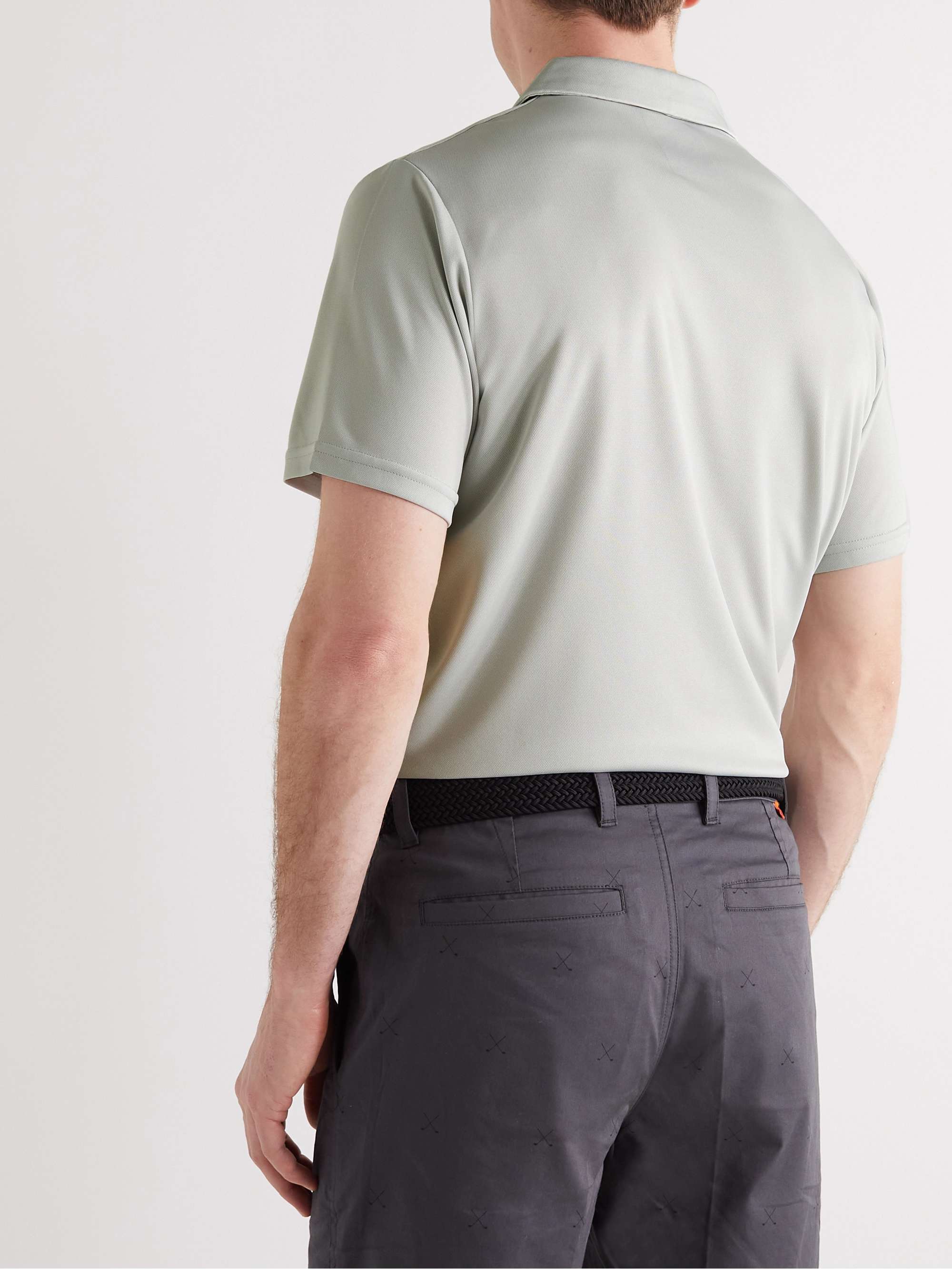 CASTORE Tota Logo-Print Recycled Piqué Golf Polo Shirt