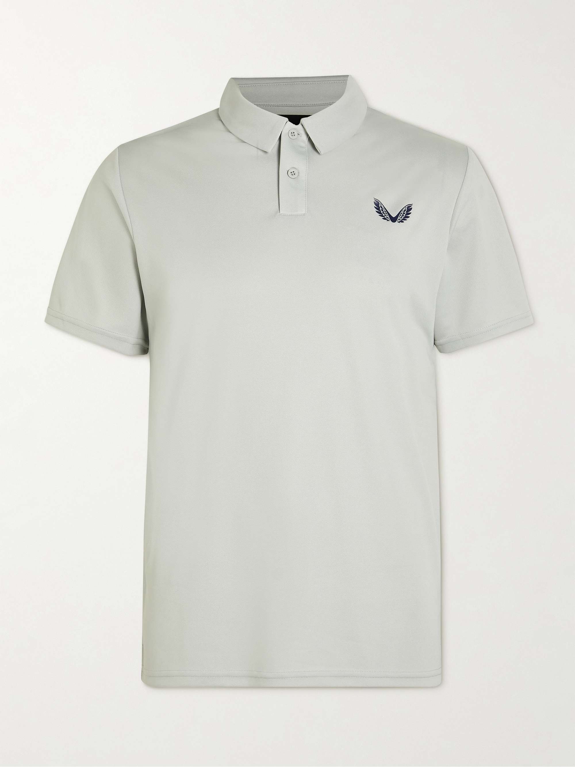 CASTORE Tota Logo-Print Recycled Piqué Golf Polo Shirt