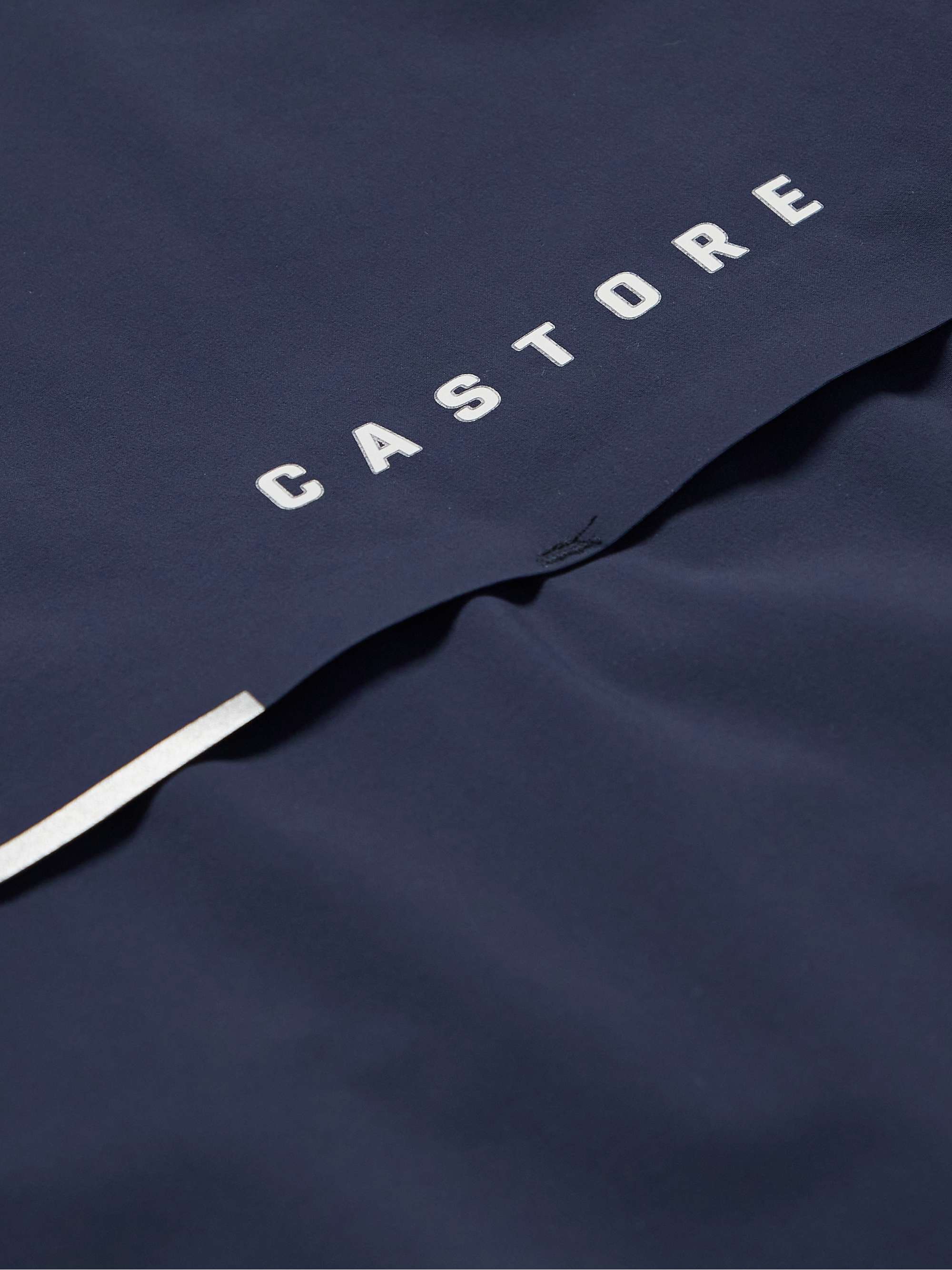 CASTORE Active Logo-Print Two-Tone Stretch-Shell Jacket