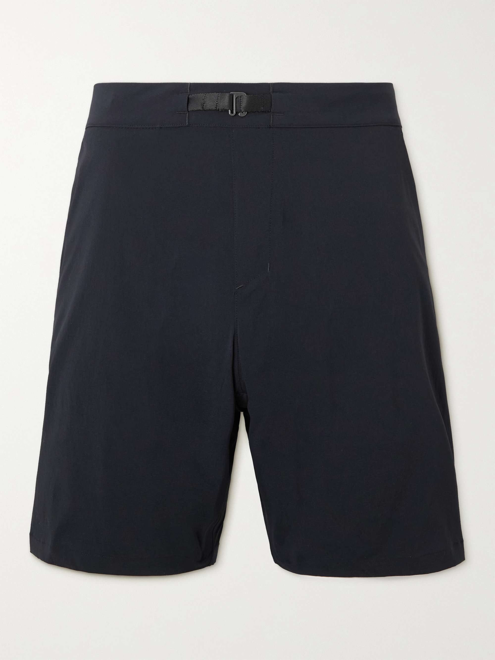 HOUDINI M's Wadi Straight-Leg Belted Stretch-Jersey Shorts