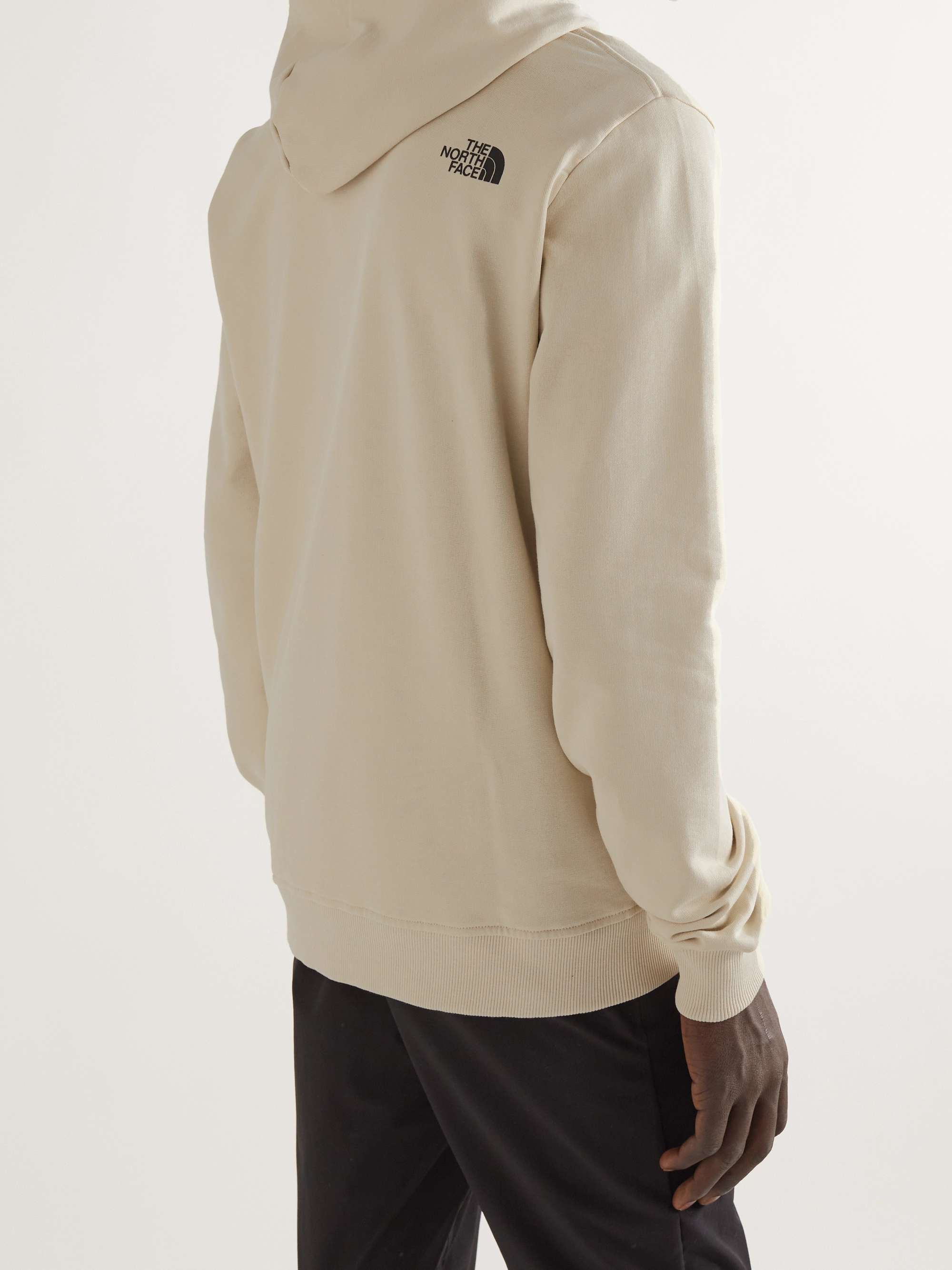 THE NORTH FACE Fine Logo-Print Cotton-Blend Jersey Hoodie