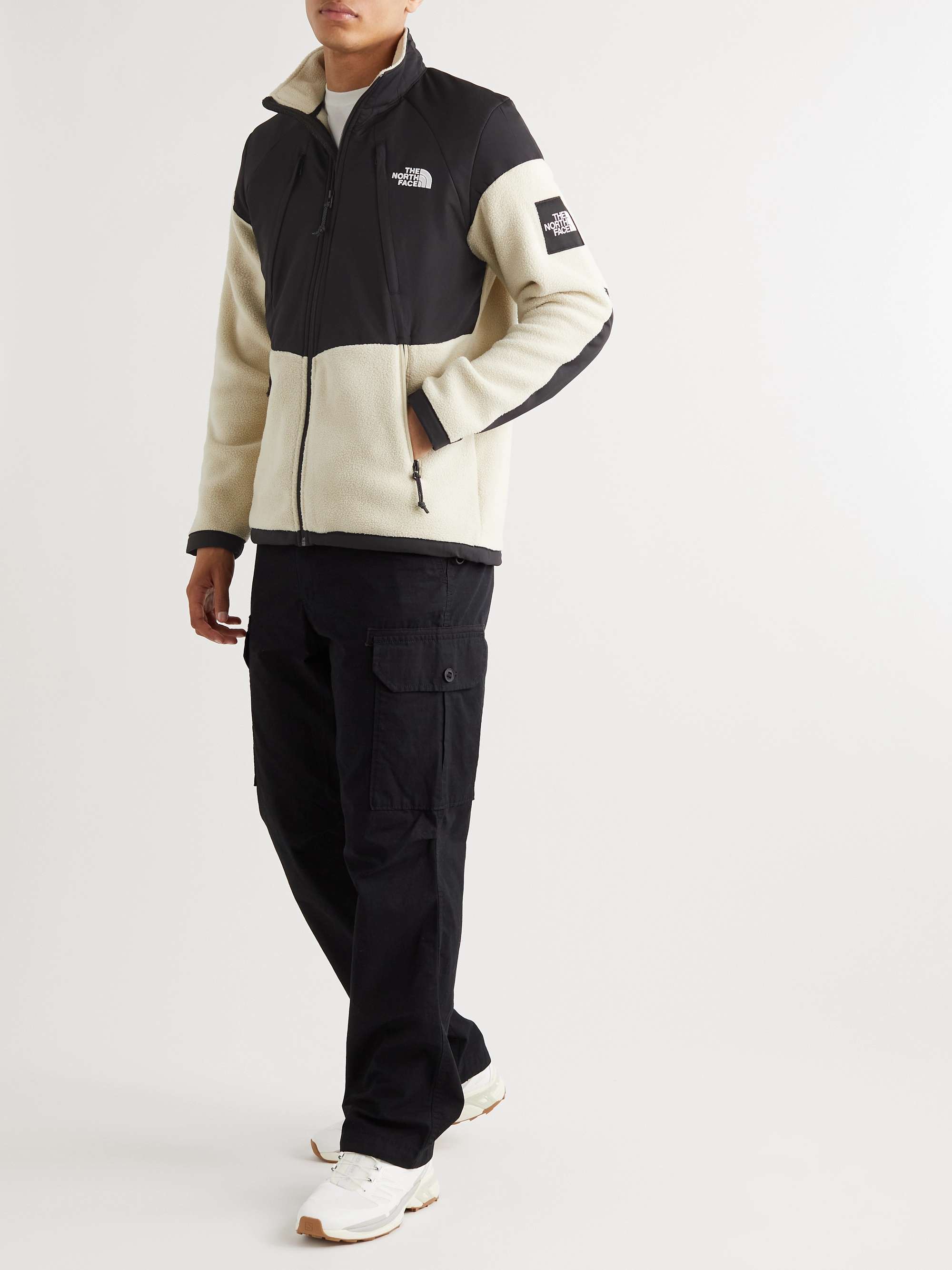 THE NORTH FACE Phlego Denali Logo-Embroidered Recycled Fleece and Shell Jacket