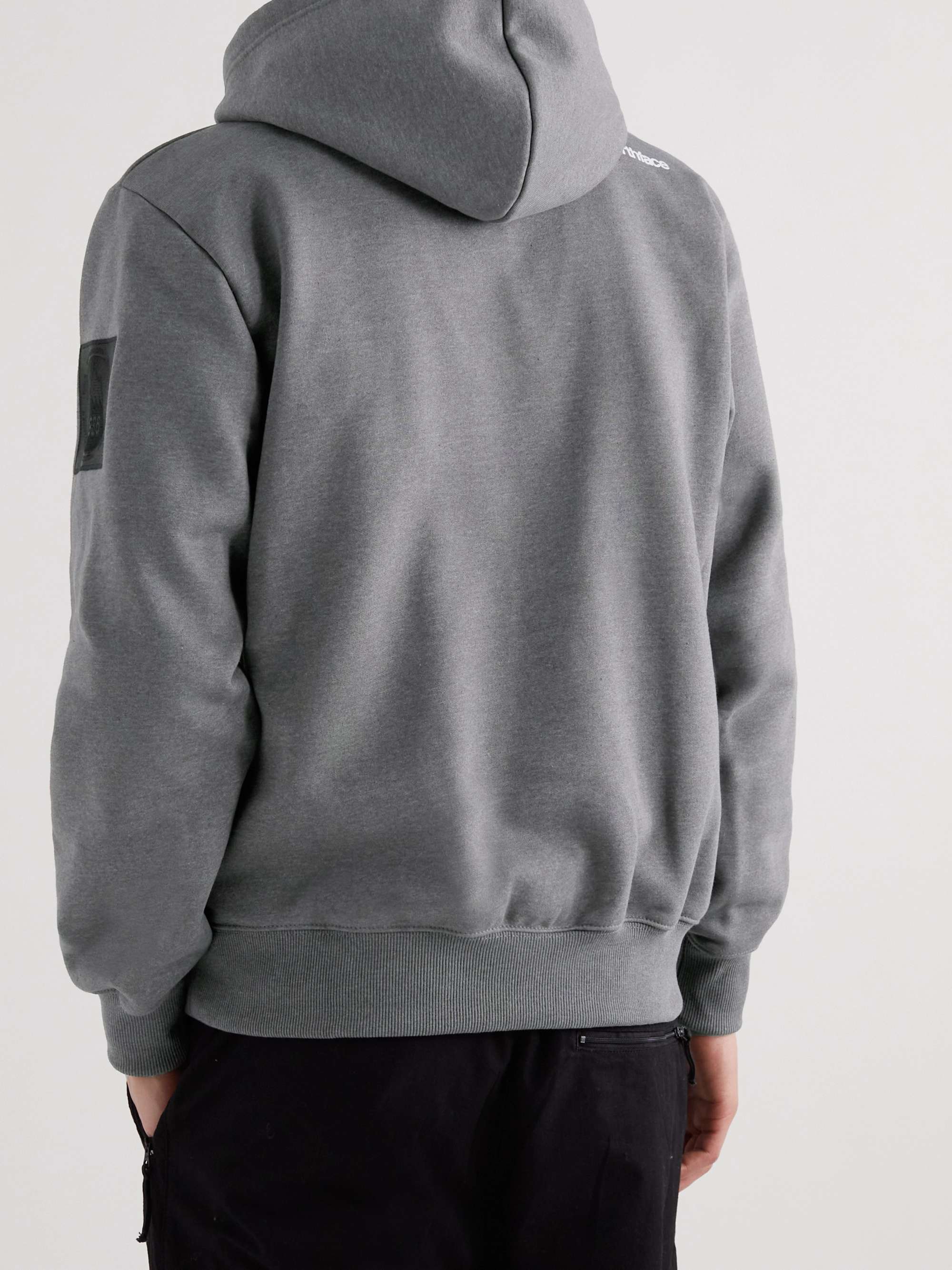 THE NORTH FACE Logo-Print Cotton-Blend Jersey Hoodie
