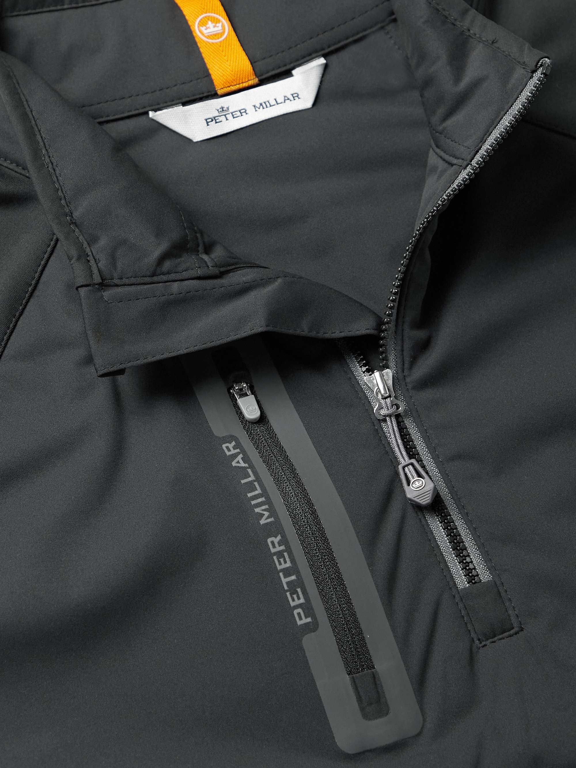 PETER MILLAR Hyperlight Weld Slim-Fit Stretch-Jersey Half-Zip Golf Jacket