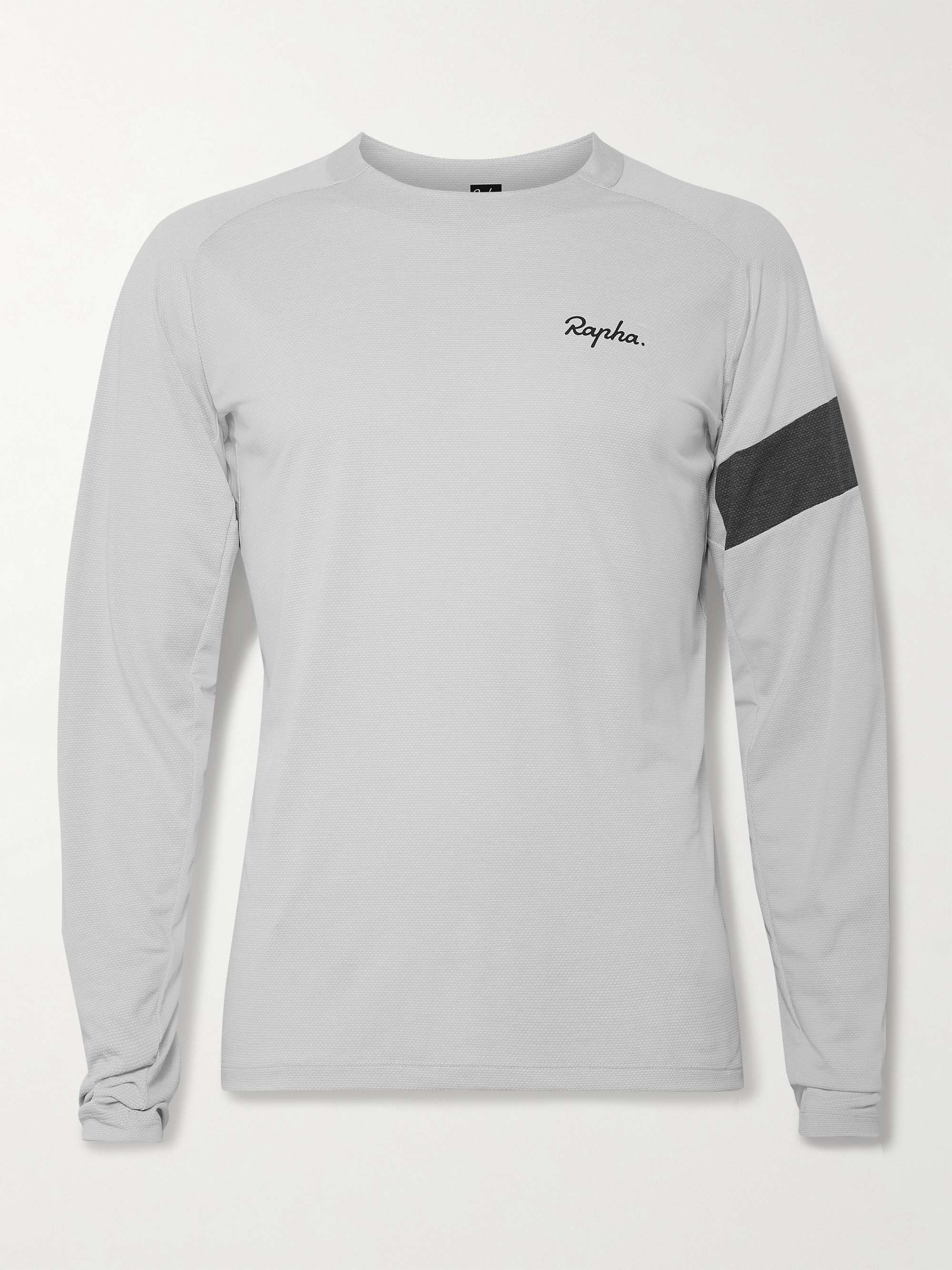 RAPHA Trail Logo-Print Recycled Honeycomb-Knit Cycling T-Shirt
