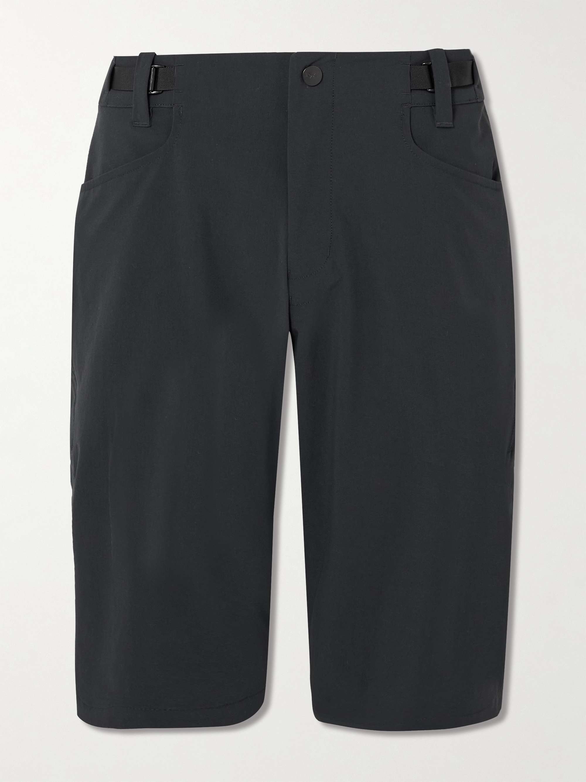 라파 사이클링 의류 RAPHA Trail Slim-Fit Stretch-Shell Shorts,Black