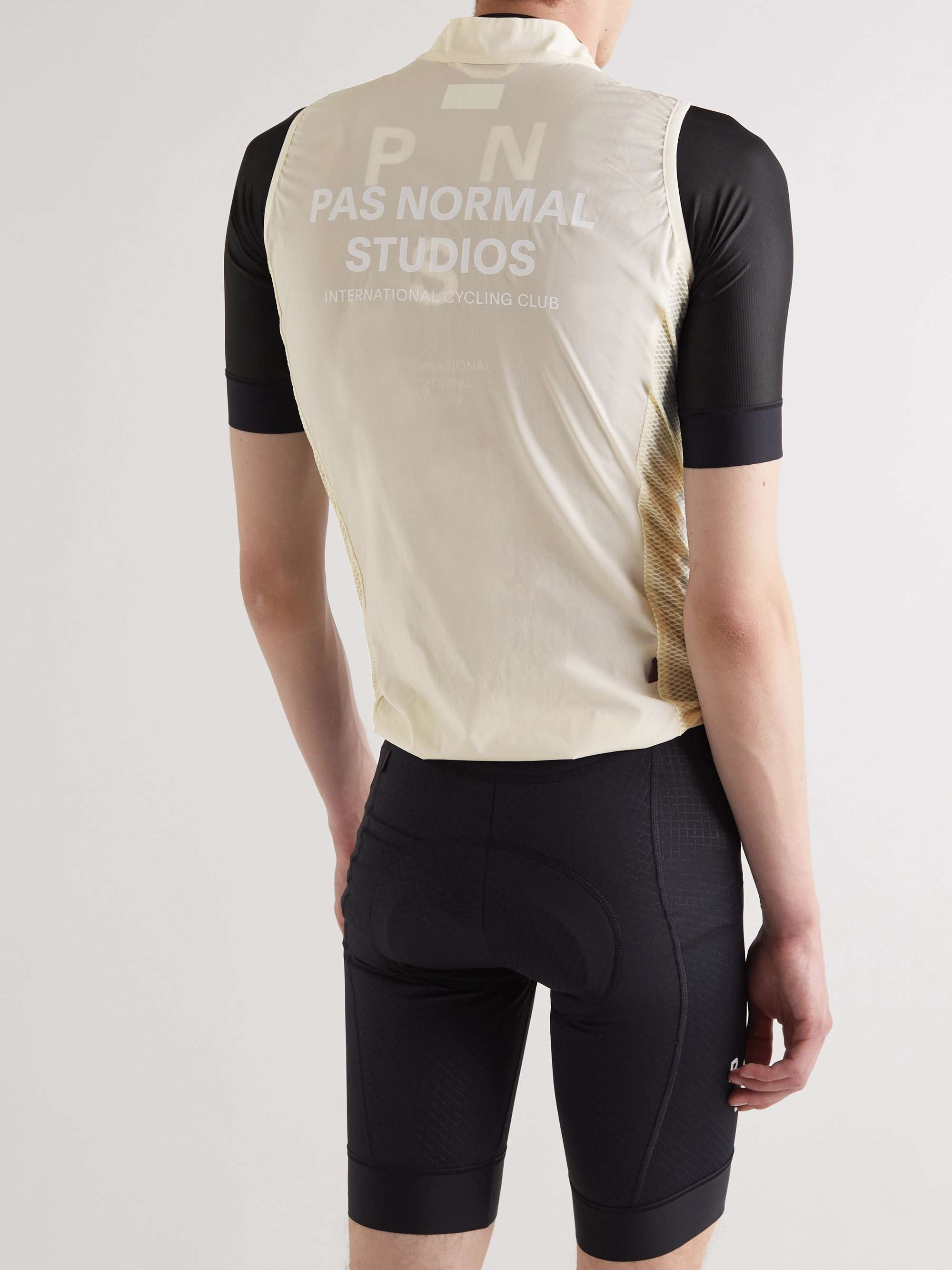 PAS NORMAL STUDIOS Mechanism Slim-Fit Logo-Print Nylon Cycling Gilet