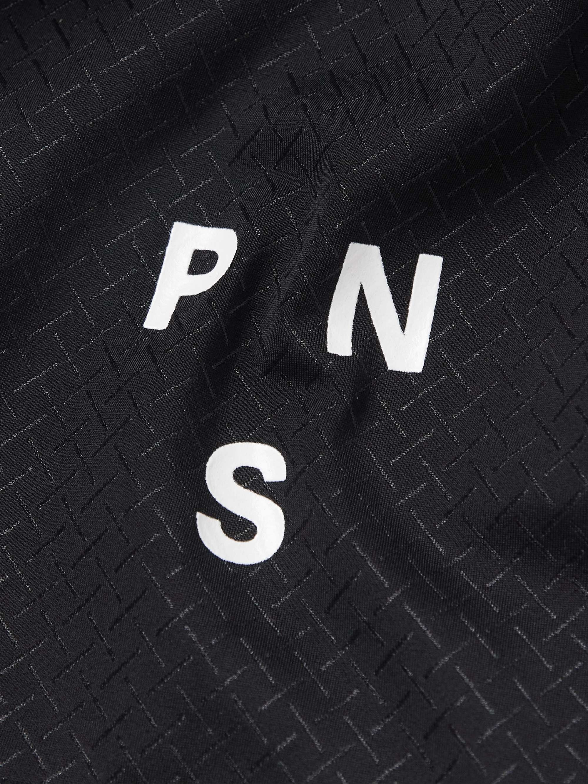 PAS NORMAL STUDIOS Mechanism Logo-Print Stretch-Jersey and Mesh Cycling Bib Shorts