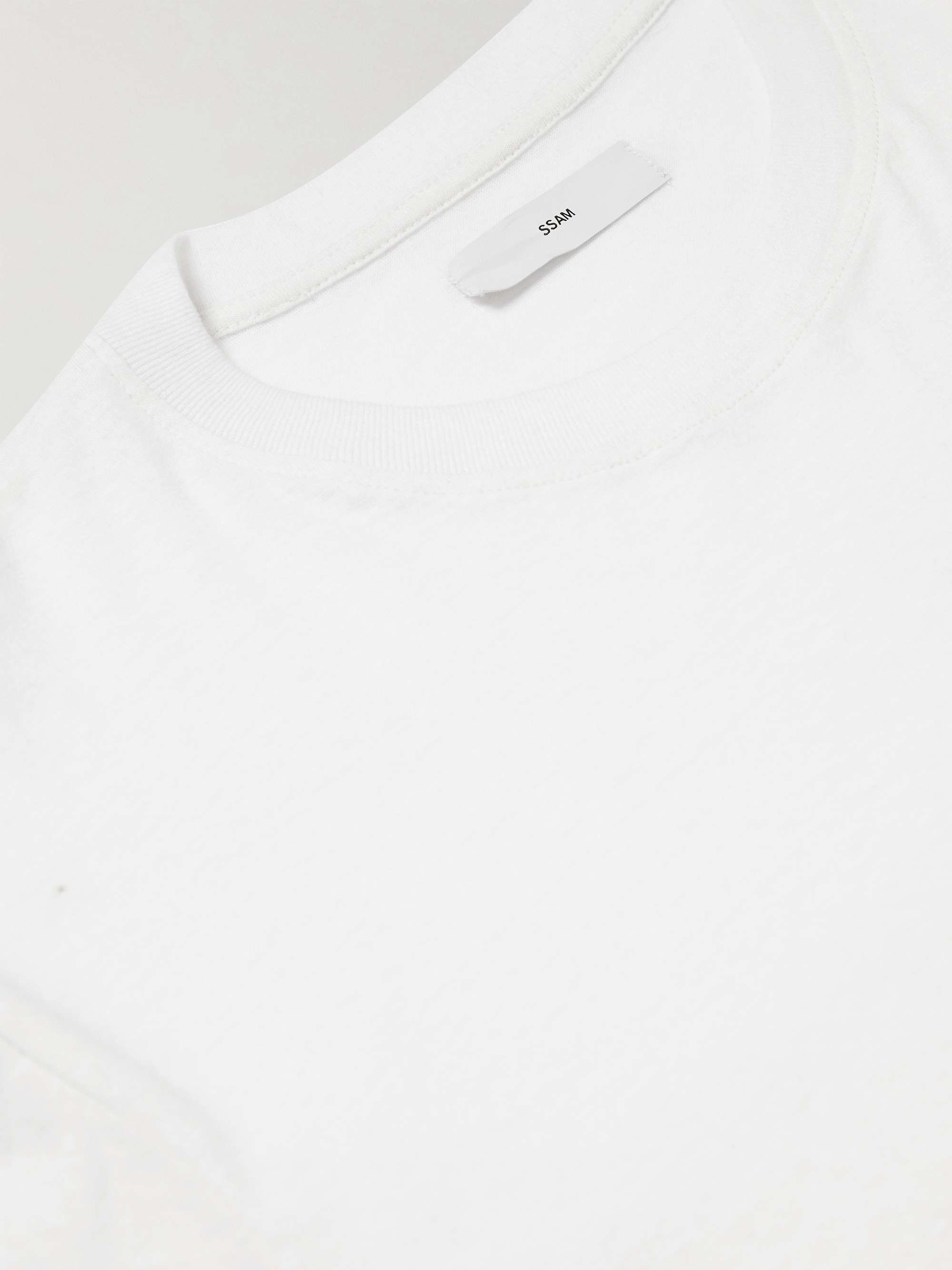 SSAM Luca Cotton and Cashmere-Blend Jersey T-Shirt