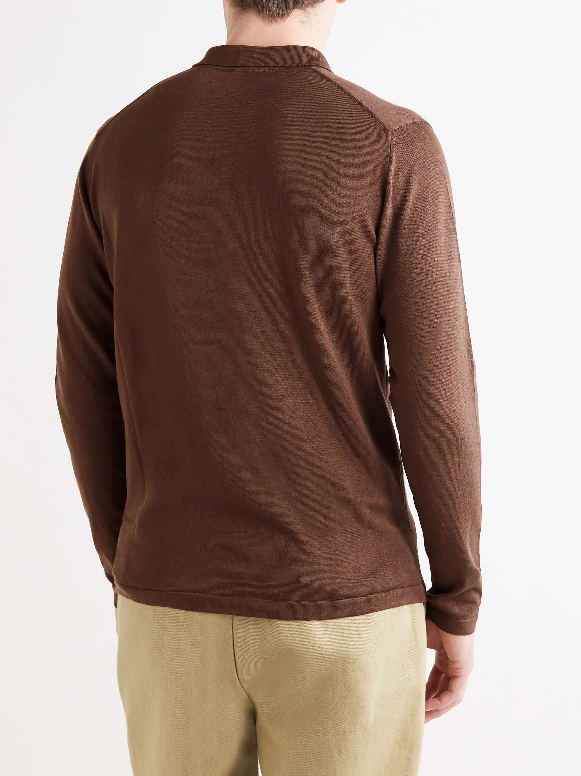 SUNSPEL Sea Island Cotton-Jersey Polo Shirt