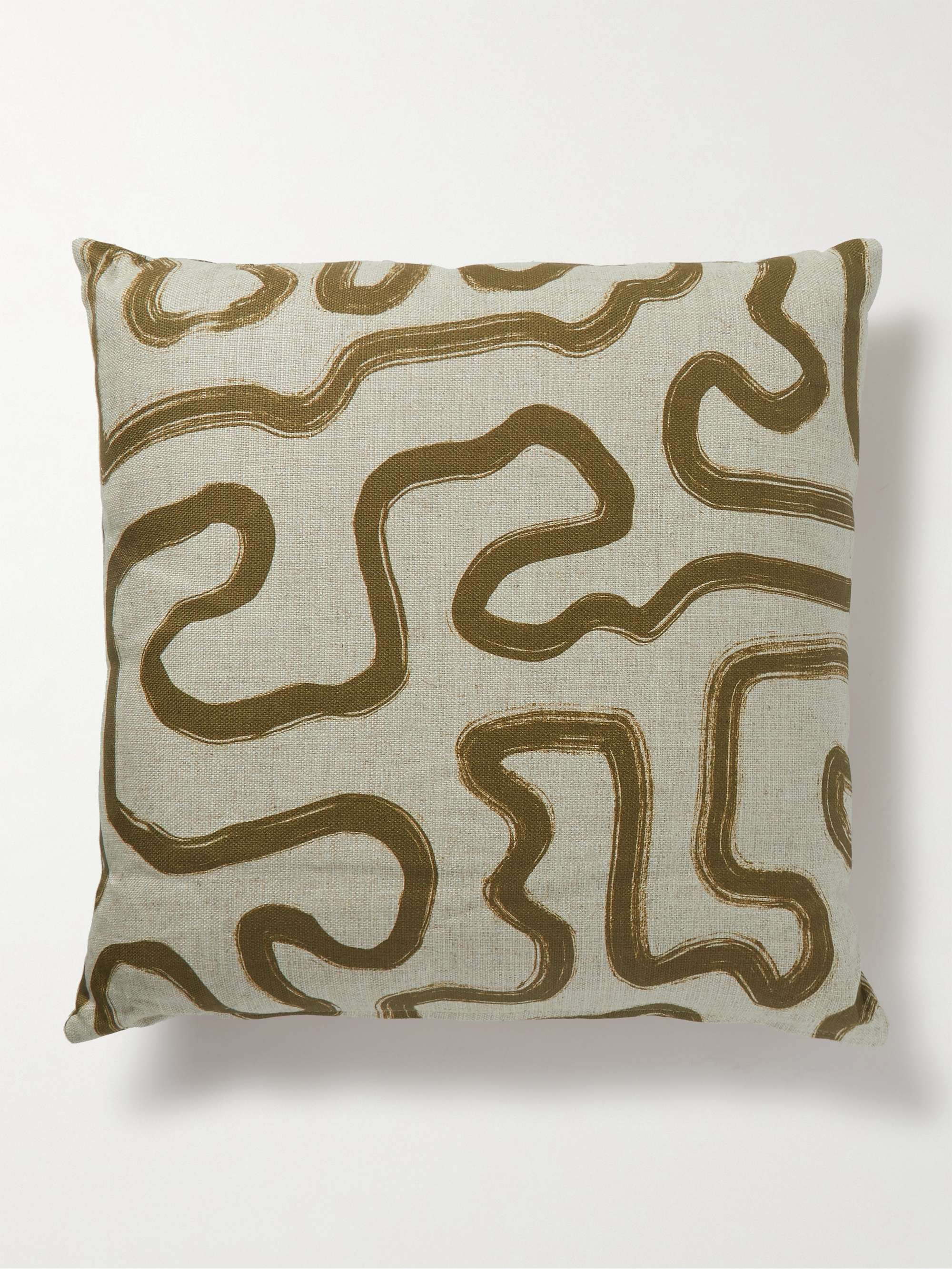 SOHO HOME Saltaire Printed Linen Cushion