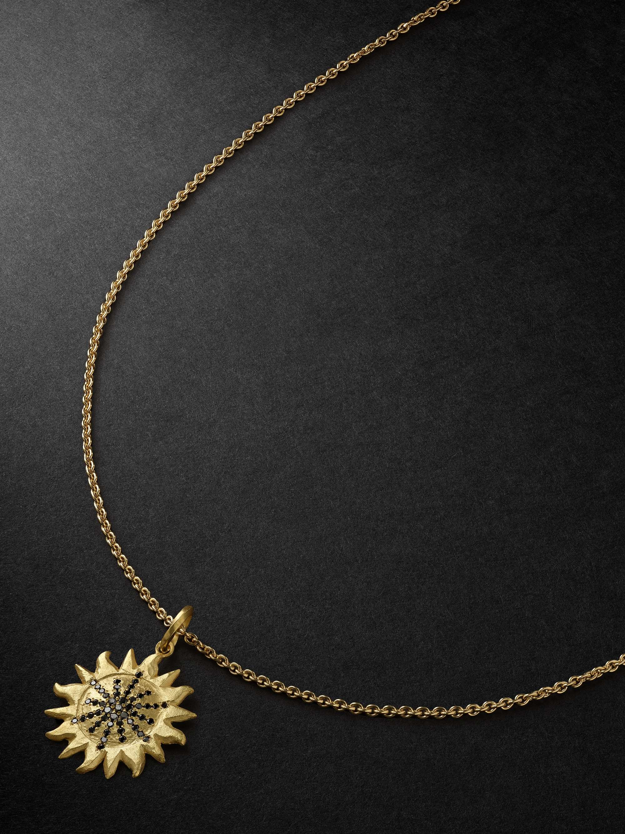 ELHANATI The Sun Gold Diamond Necklace