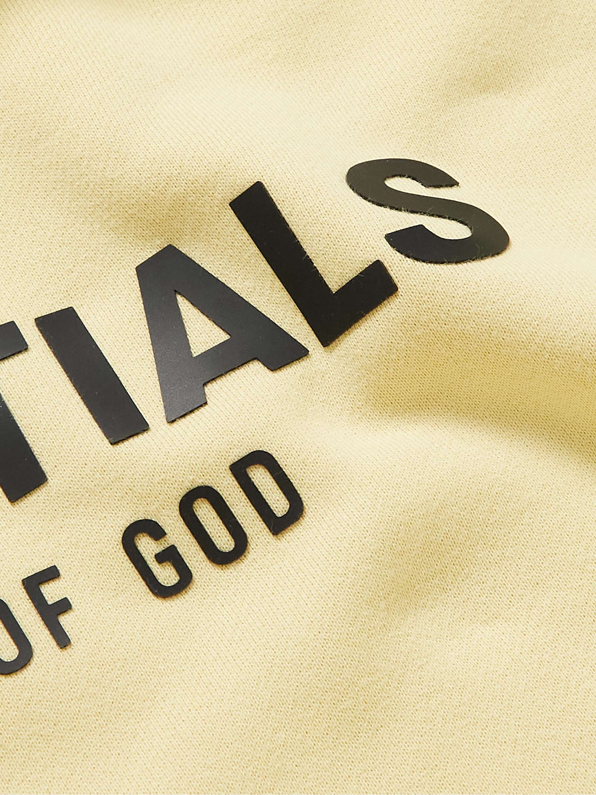 FEAR OF GOD ESSENTIALS KIDS Logo-Print Cotton-Blend Jersey Hoodie