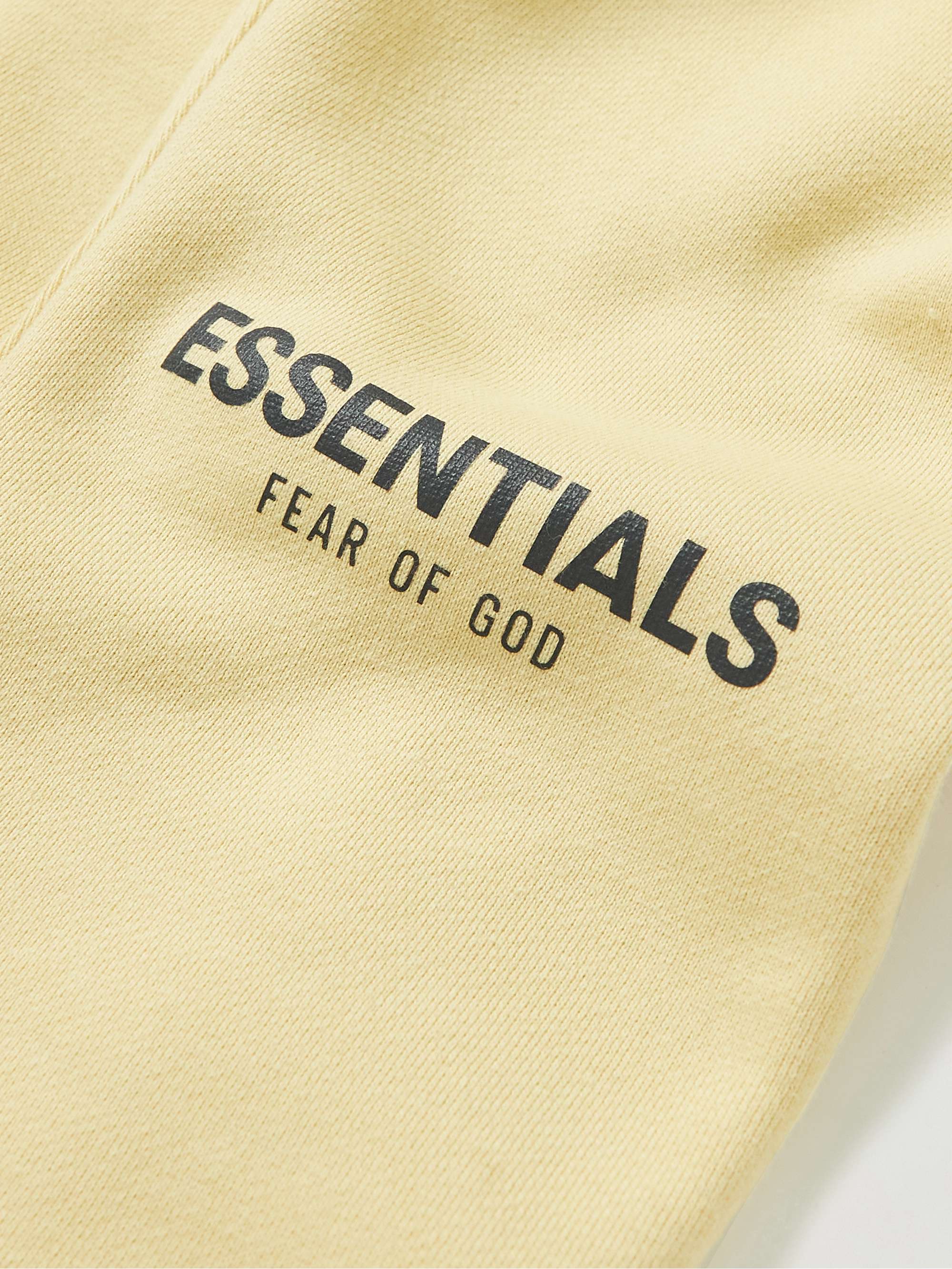 FEAR OF GOD ESSENTIALS KIDS Logo-Print Cotton-Blend Jersey Drawstring Sweatpants