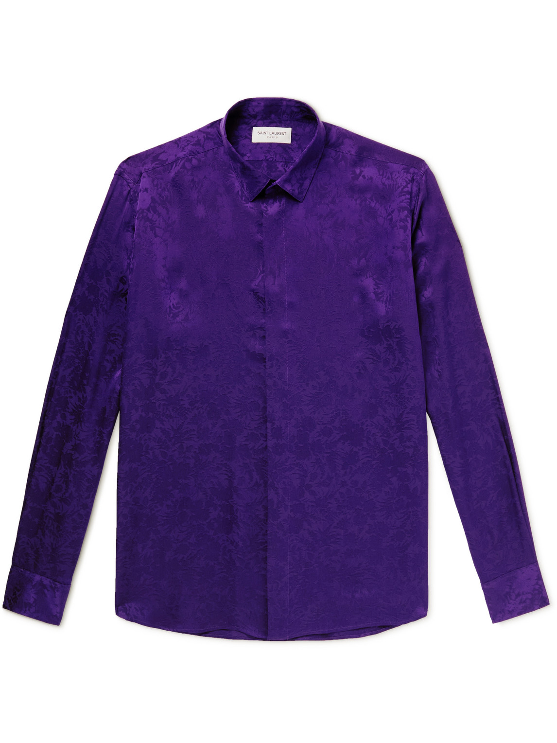 Yves Silk-Brocade Shirt